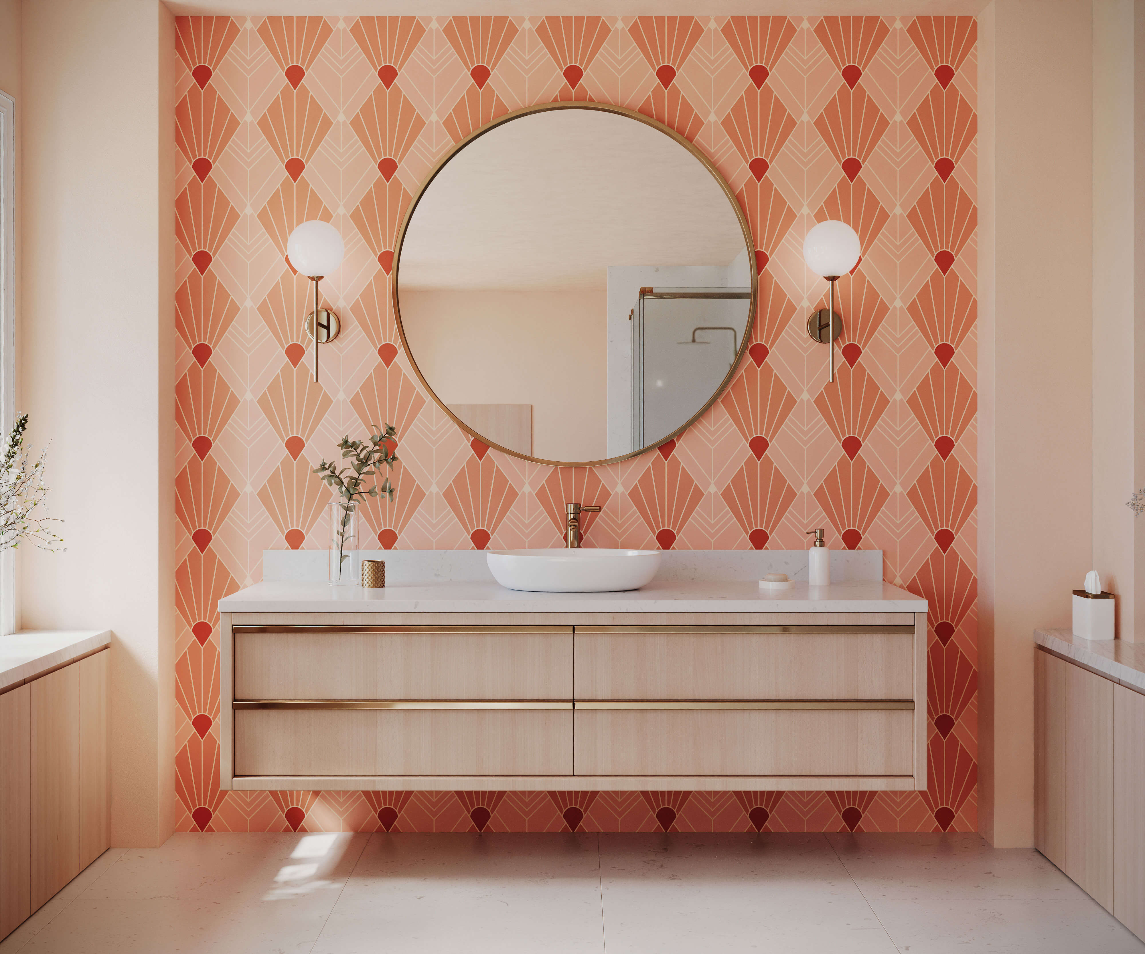 Bobbi Beck Cameron Patterned Luxury Wallpaper