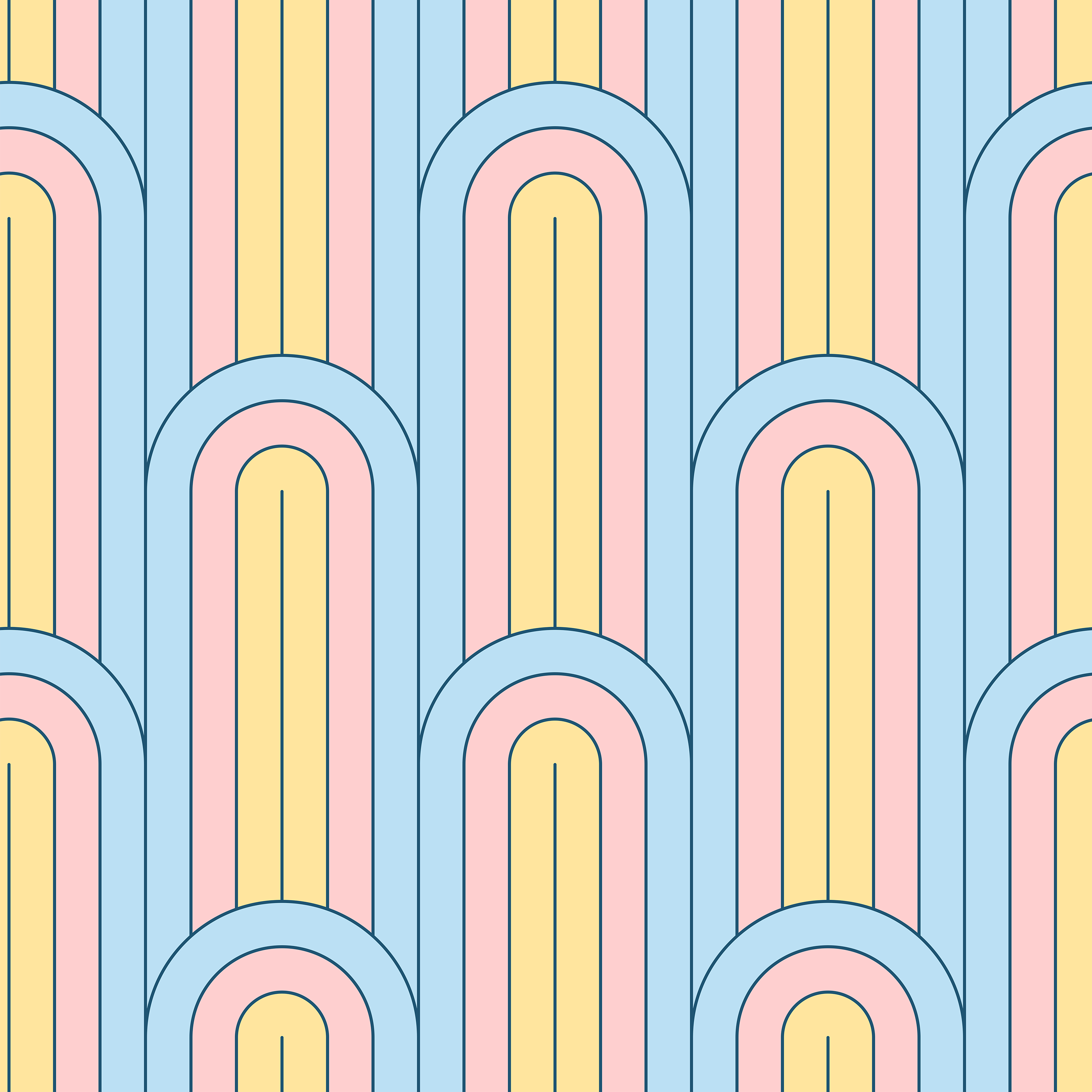 Bobbi Beck Candy Patterned Luxury Wallpaper