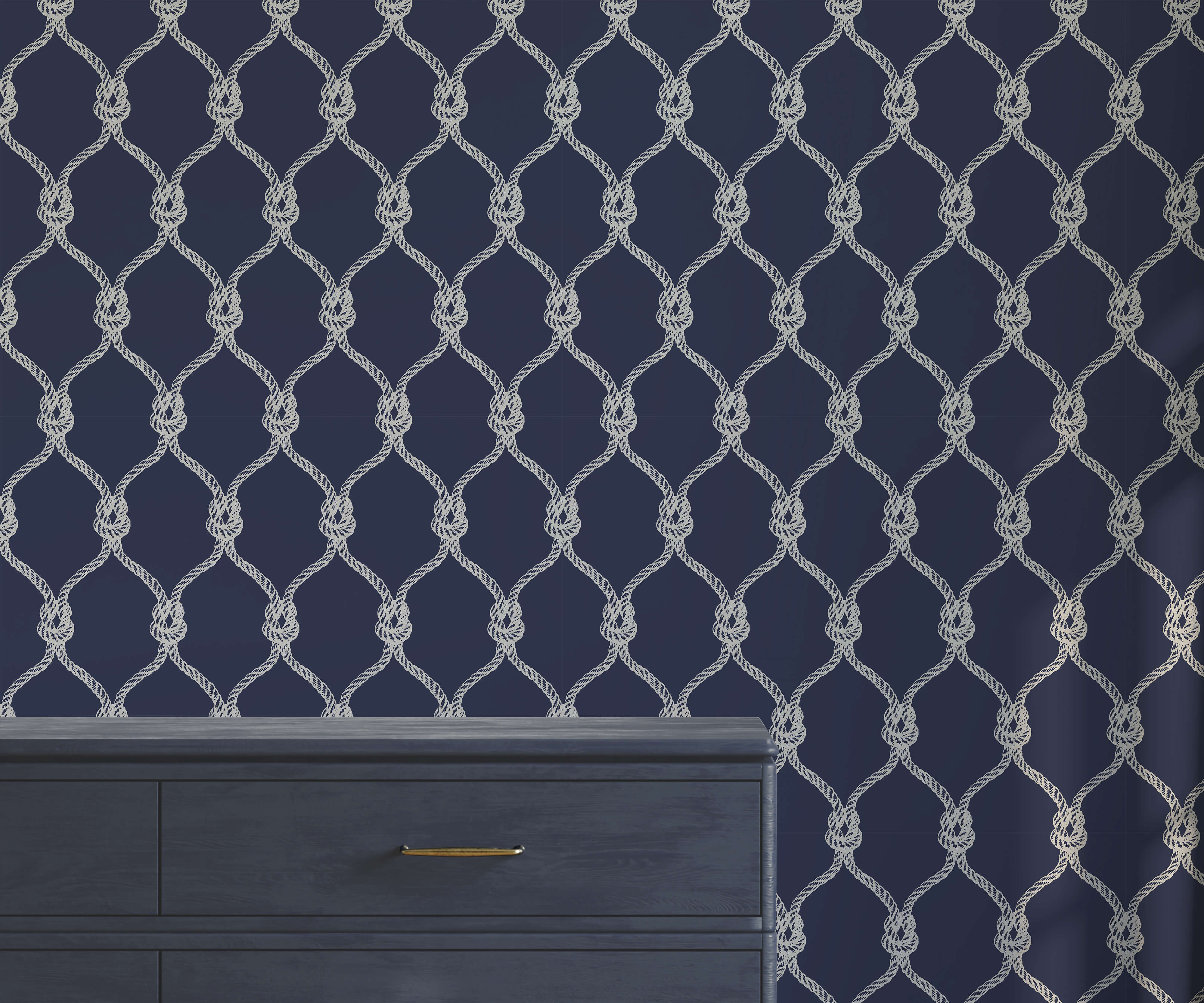 Bobbi Beck Captain Nautical Luxury Wallpaper