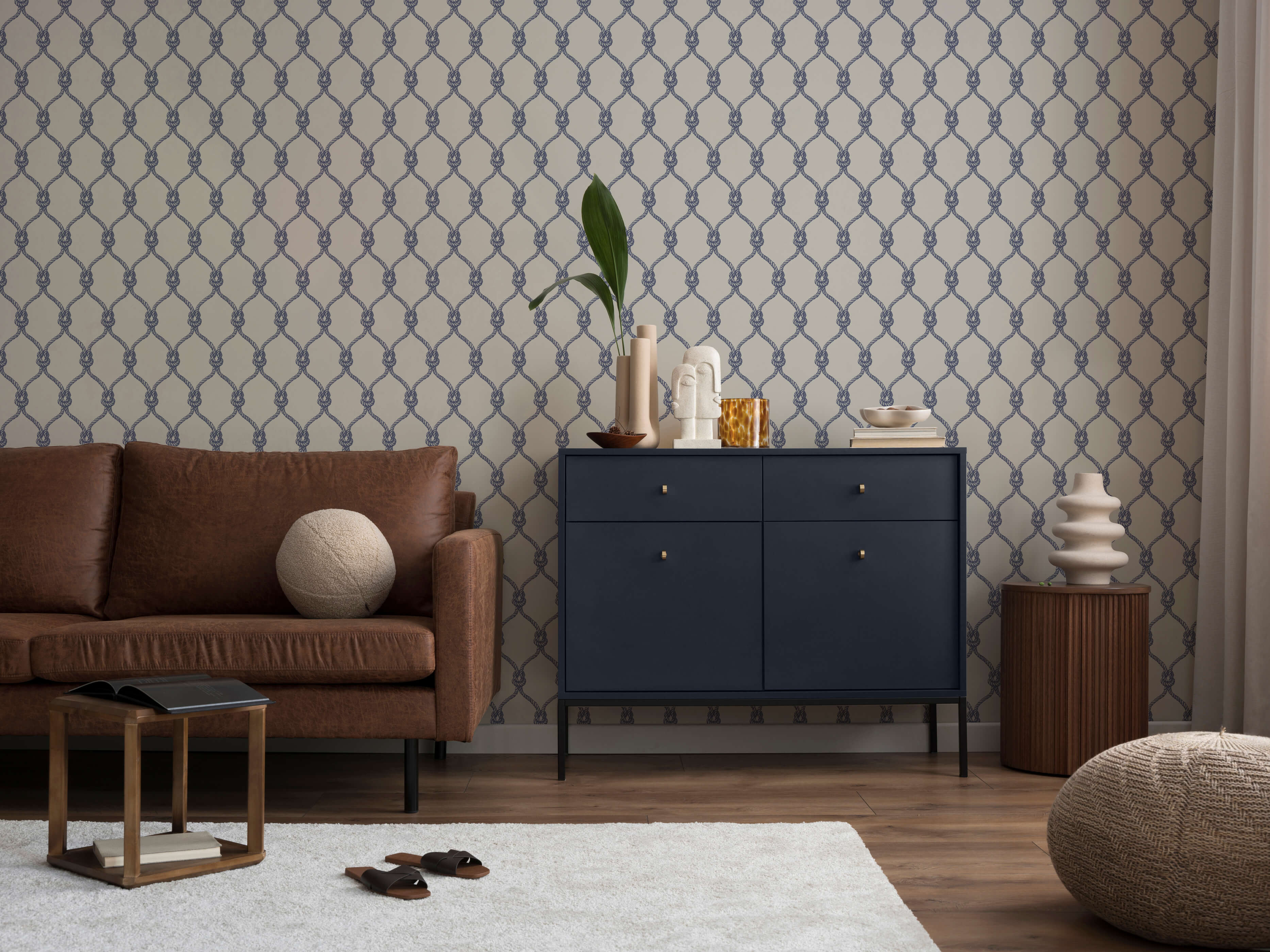 Bobbi Beck Captain Nautical Luxury Wallpaper