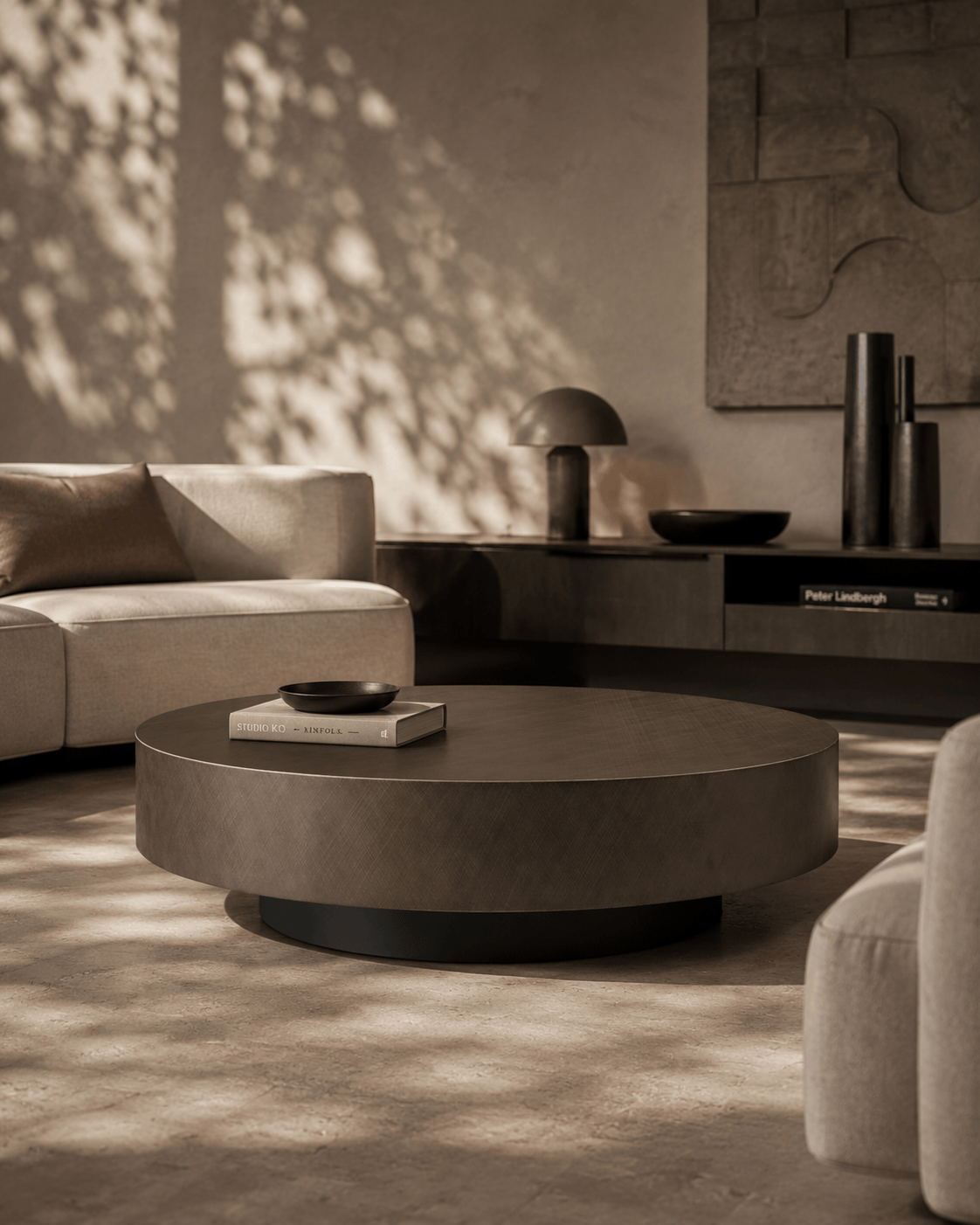 Adair Coffee Table - Brushed Bronze
