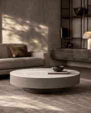 Coin Coffee Table - Pewter