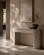 Oakura Console - Matte Beige