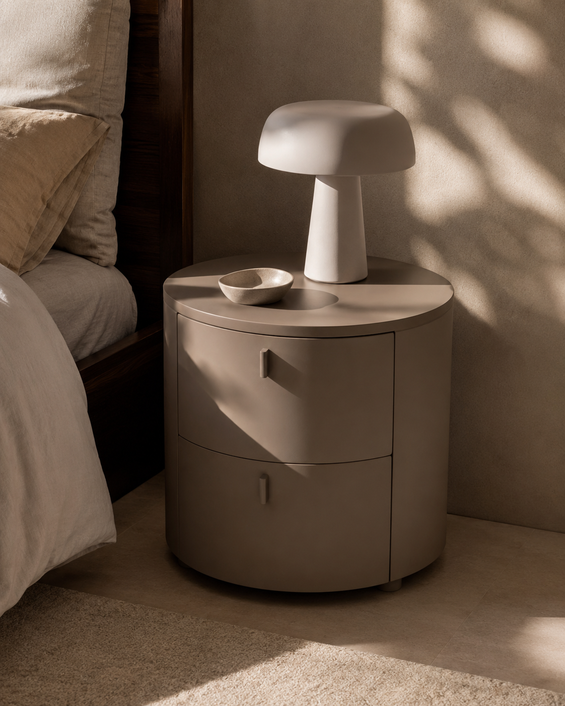 Tommy Franks Sims Bedside Table - Cocoa
