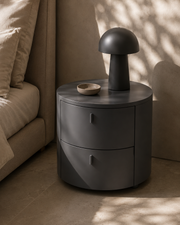 Tommy Franks Sims Bedside Table - Matte Anthracite