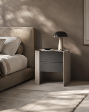 Tunica Bedside Table - Taupe - Pair