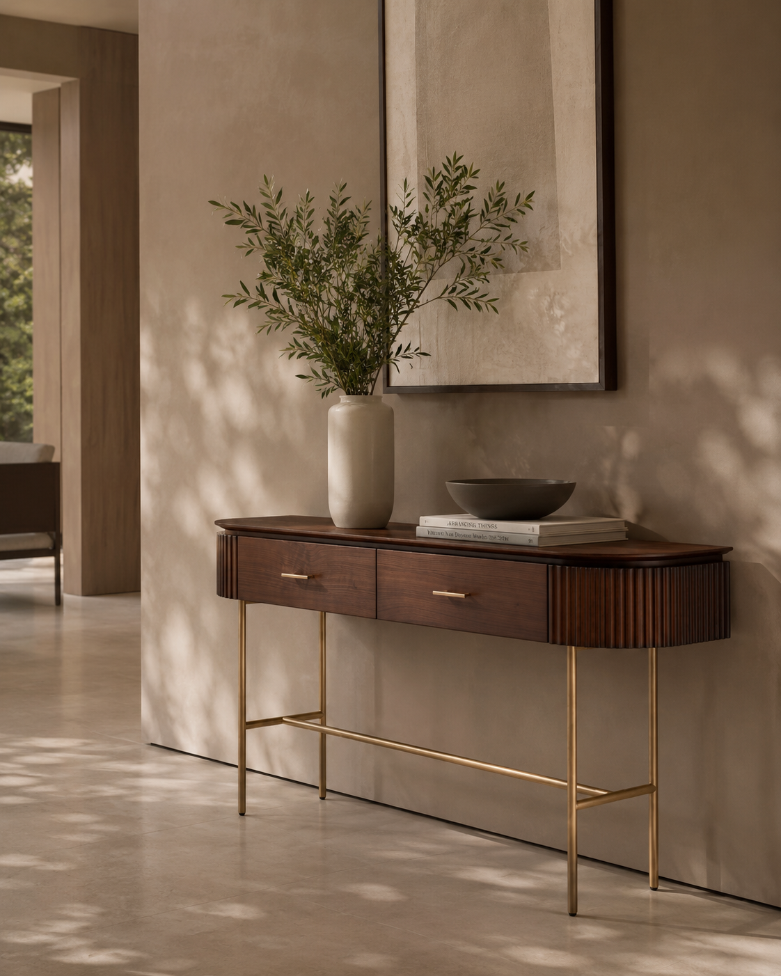 Tommy Franks Lantine Console - Walnut