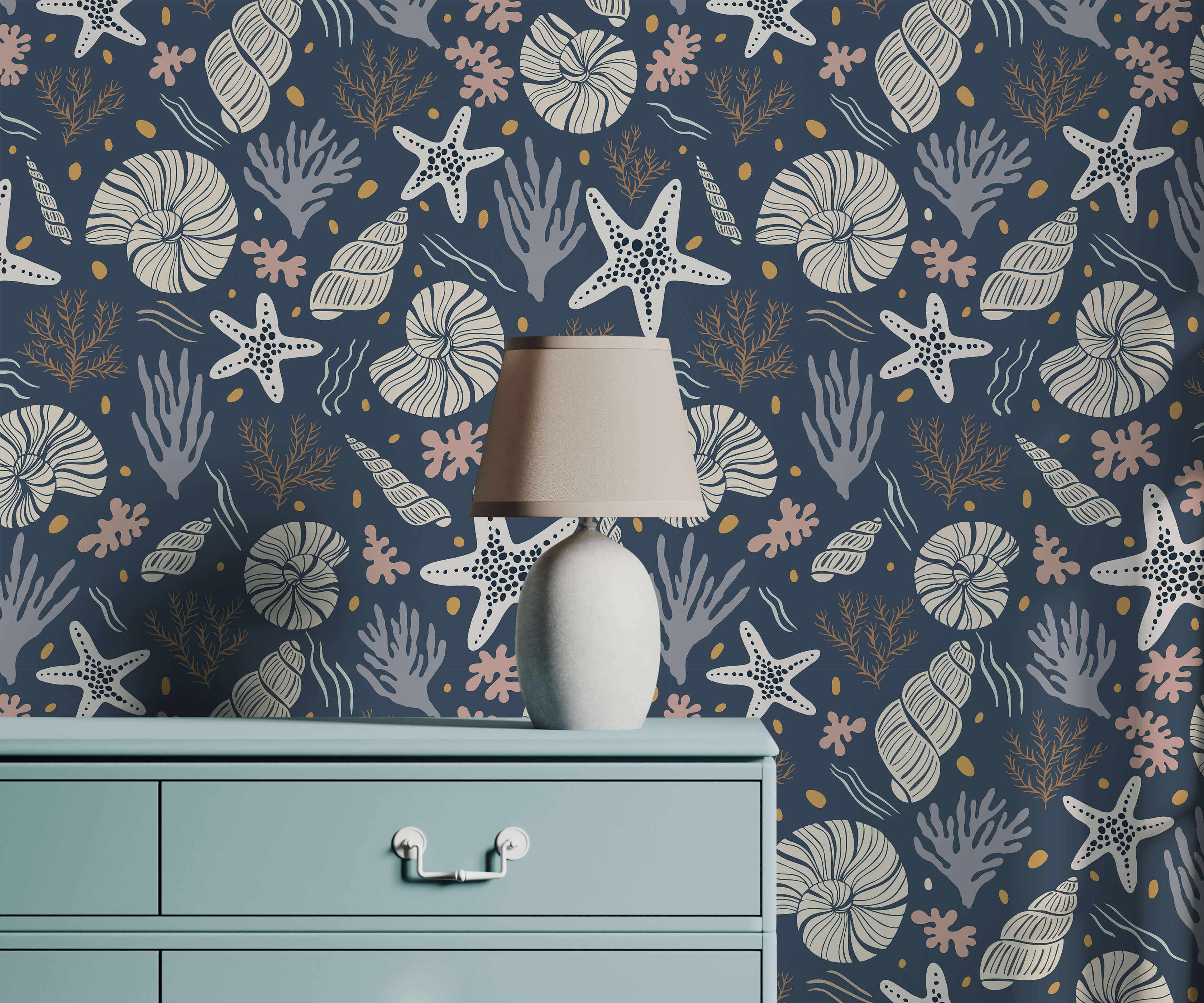 Bobbi Beck Comber Patterned Luxury Wallpaper