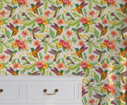 Bobbi Beck Daphne Bird Luxury Wallpaper