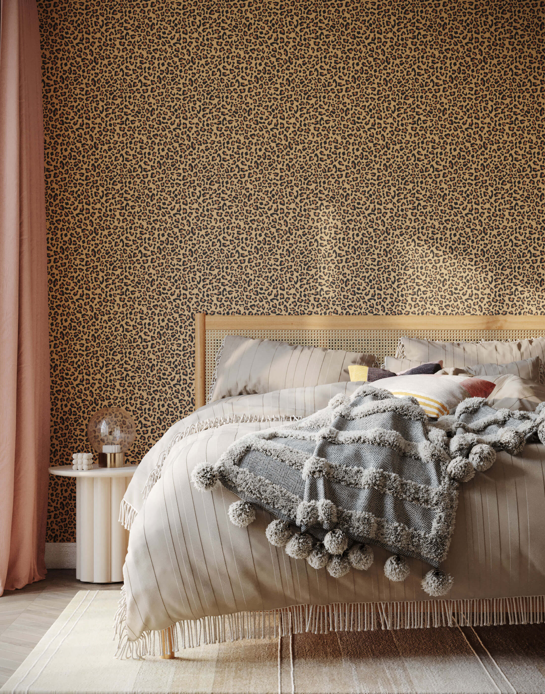 Bobbi Beck Diego Leopard Print Luxury Wallpaper