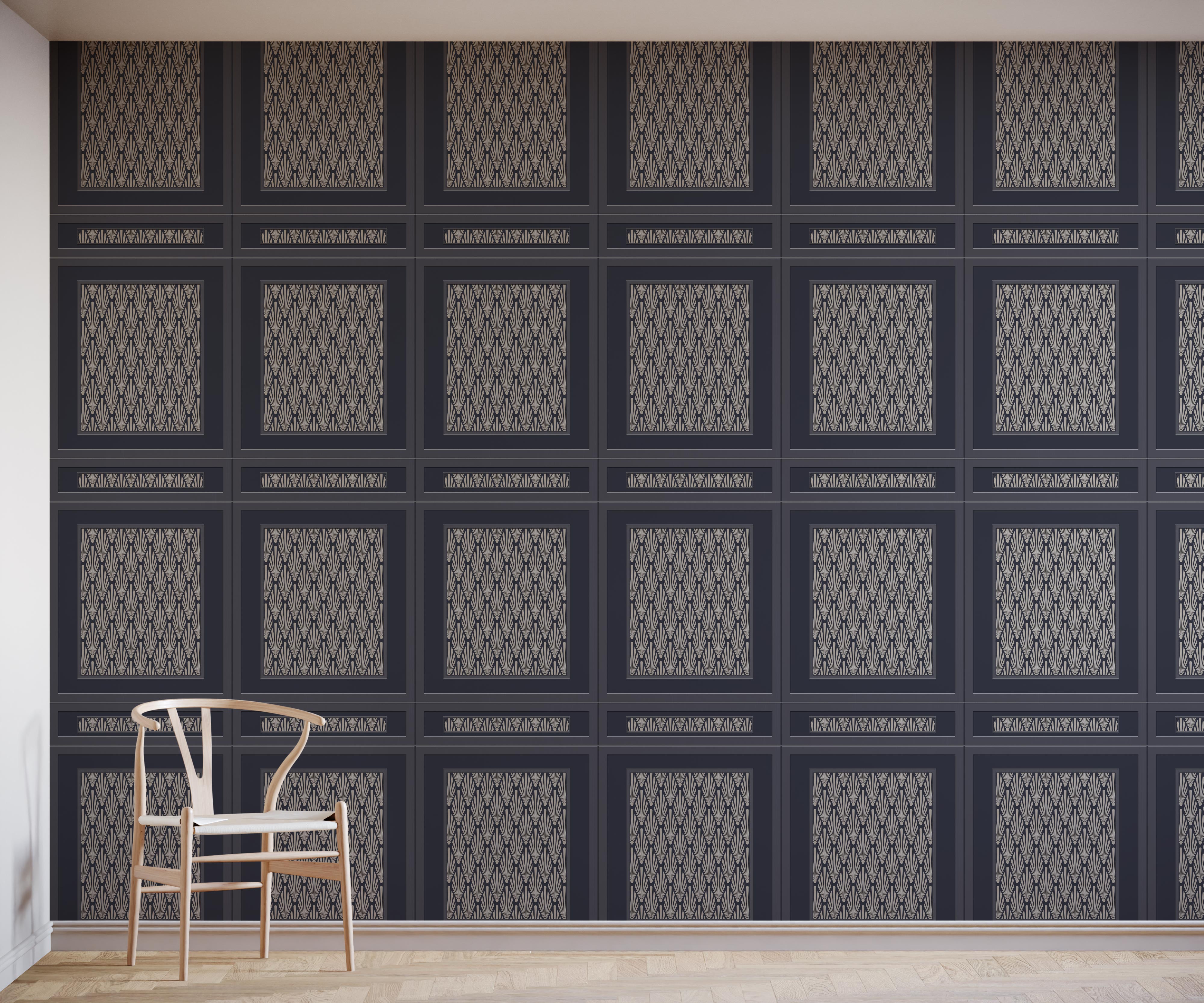 Bobbi Beck Ecclestone 3D Wood Luxury Wallpaper