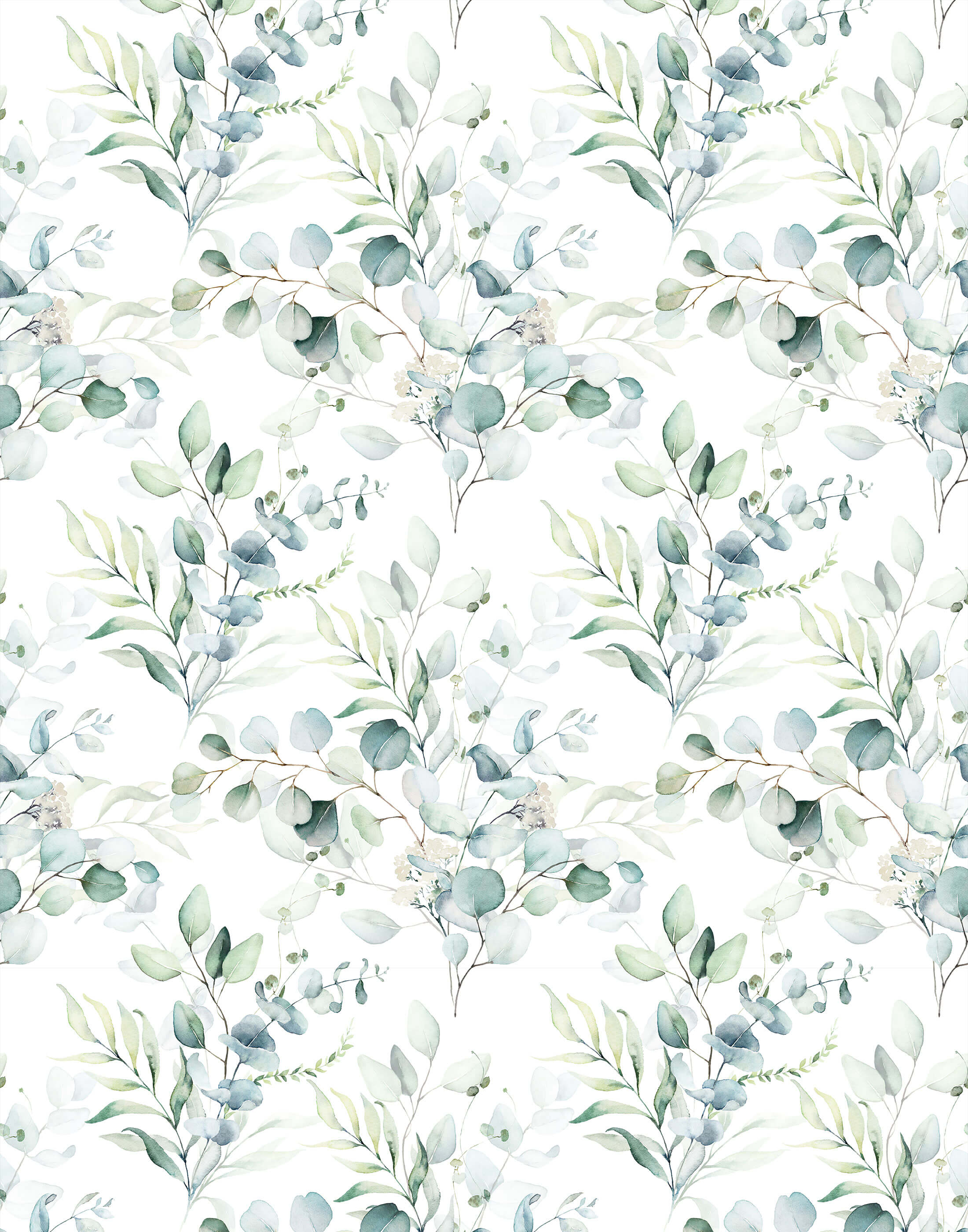 Bobbi Beck Gum Leaf Luxury Wallpaper