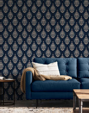 Bobbi Beck Ezra Patterned Luxury Wallpaper