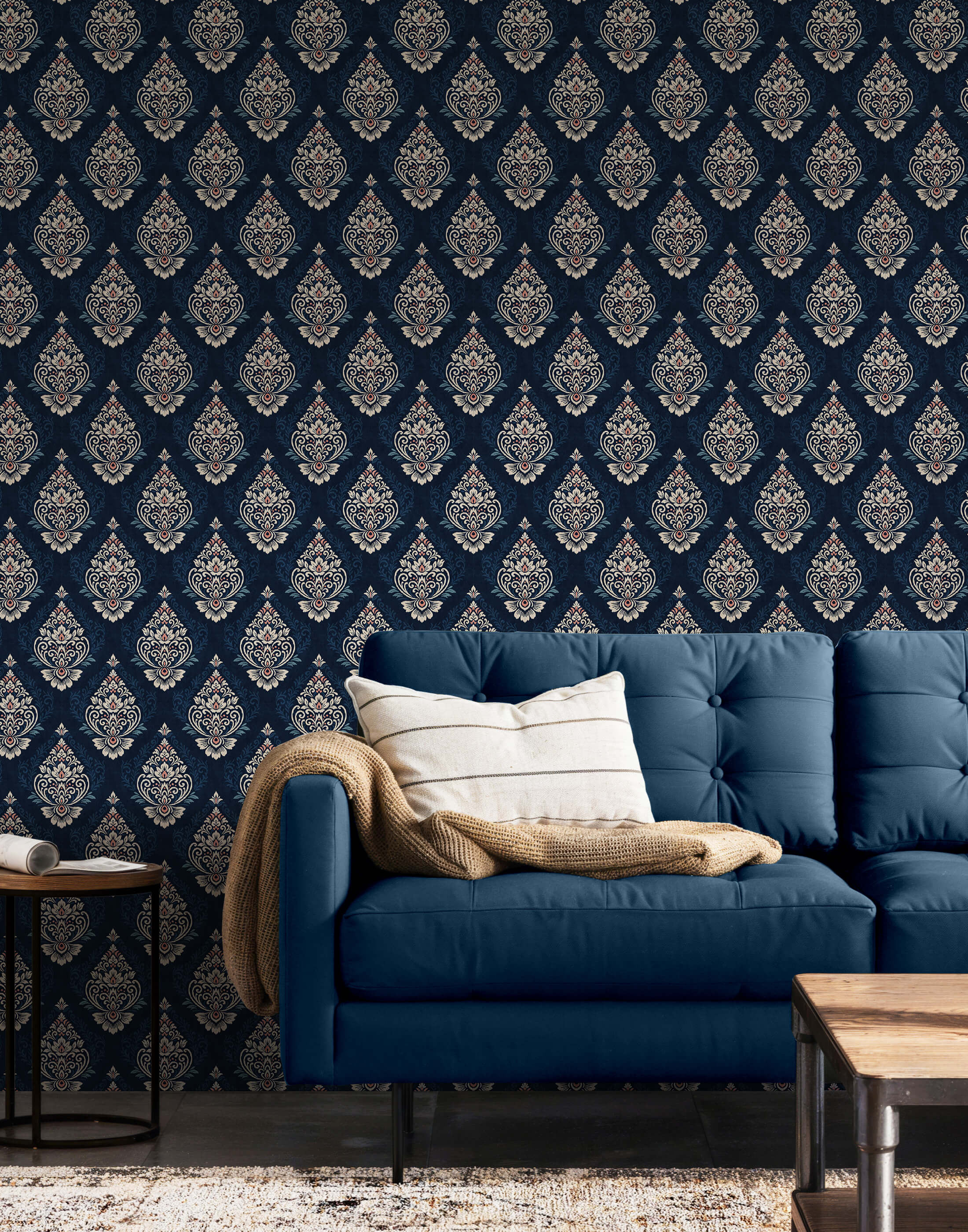 Bobbi Beck Ezra Patterned Luxury Wallpaper