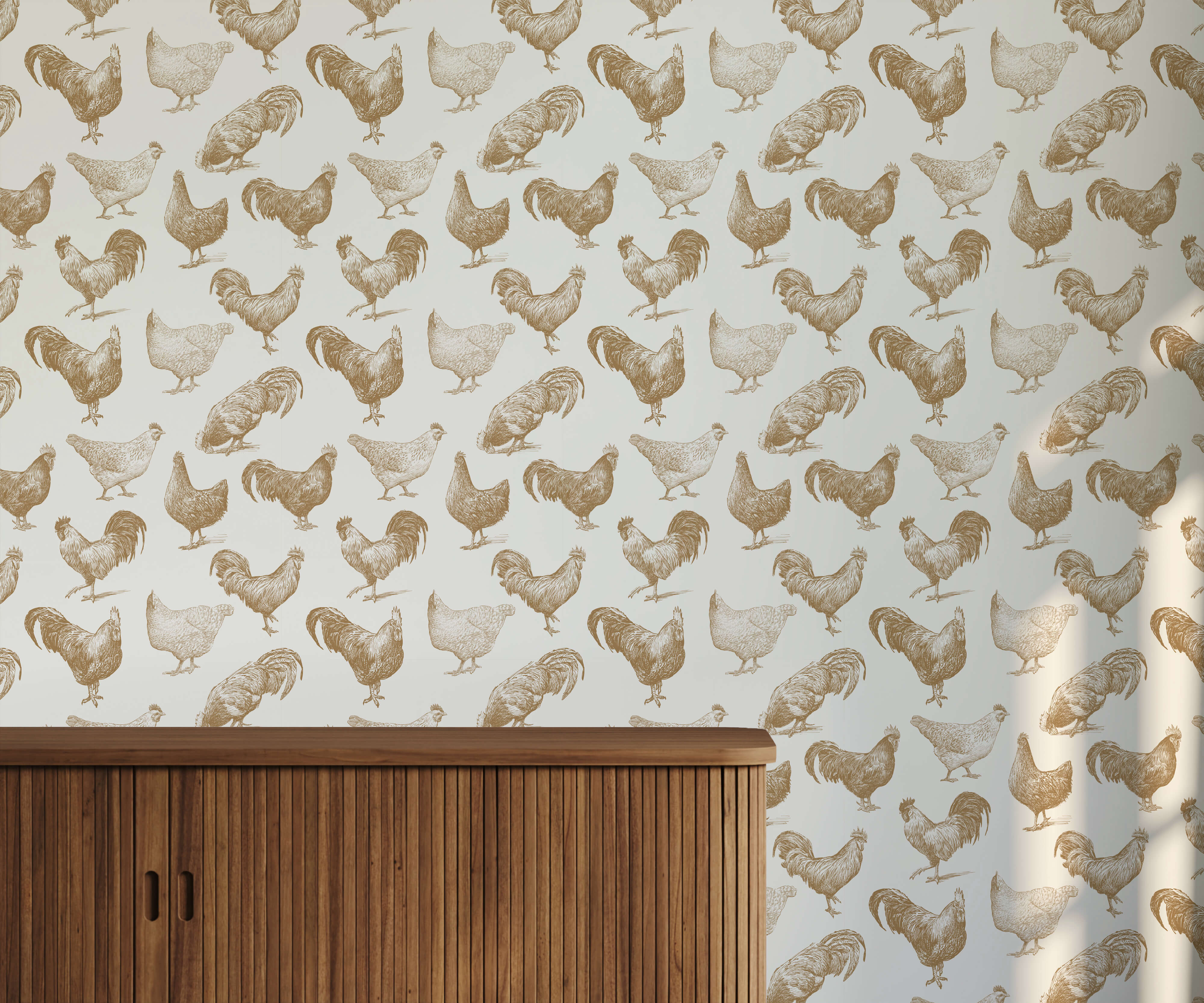 Bobbi Beck Farley Animal Luxury Wallpaper
