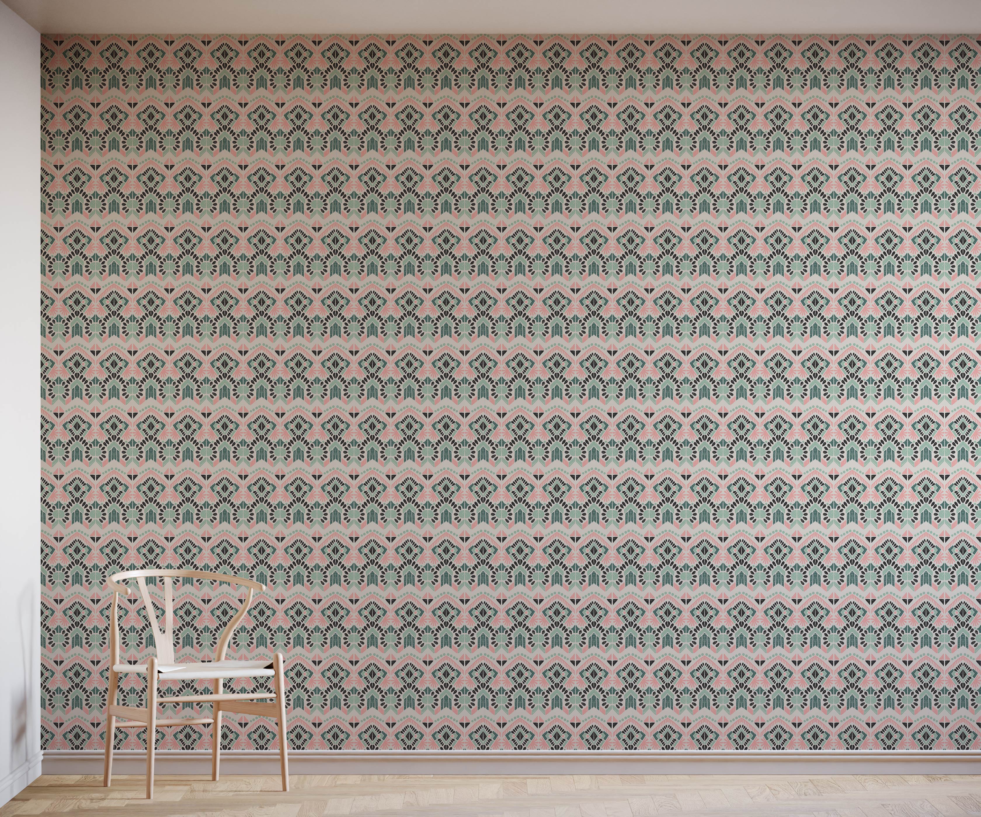 Bobbi Beck Figo Aztec Luxury Wallpaper