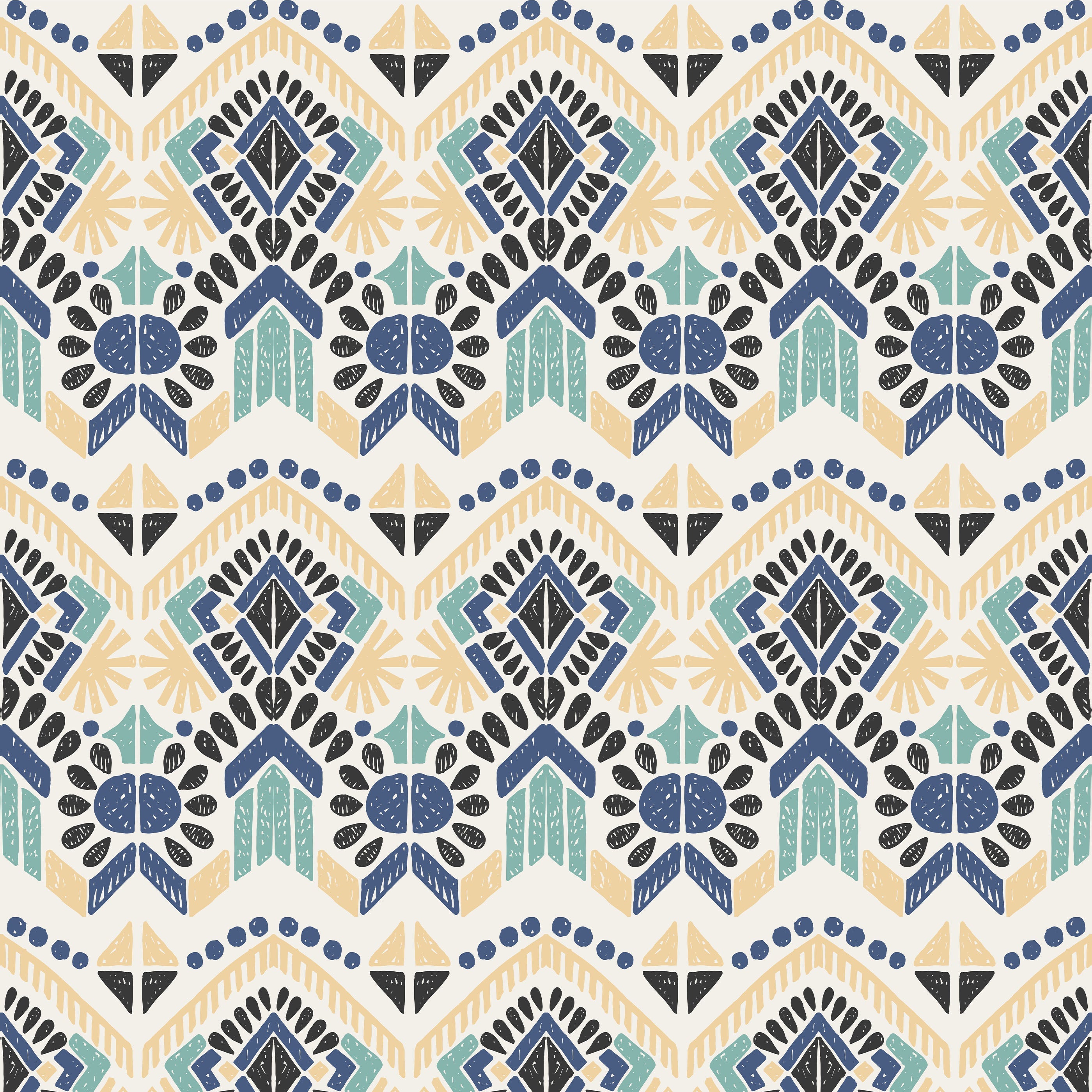 Bobbi Beck Figo Aztec Luxury Wallpaper