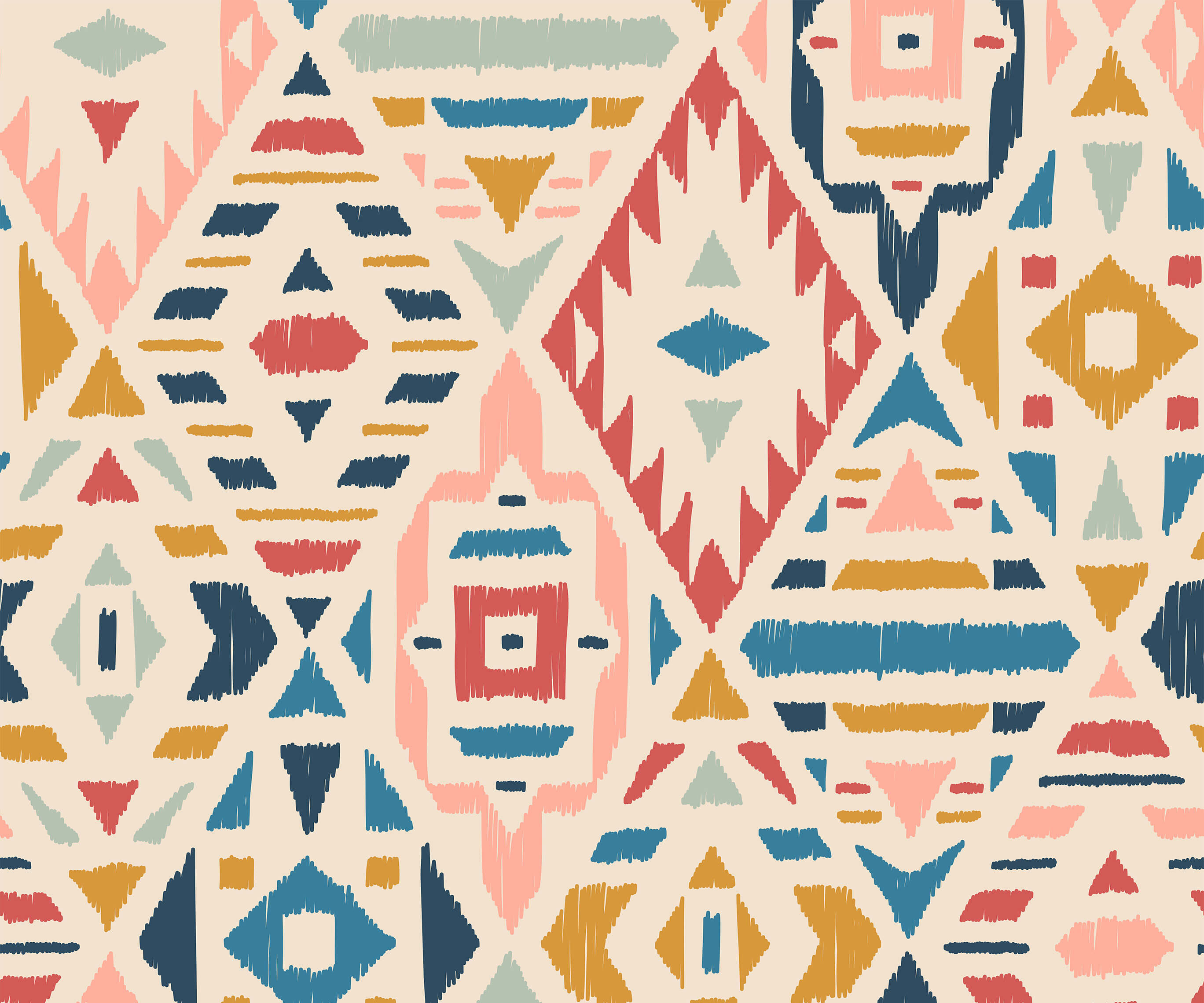 Bobbi Beck Fleece Geometric Luxury Wallpaper