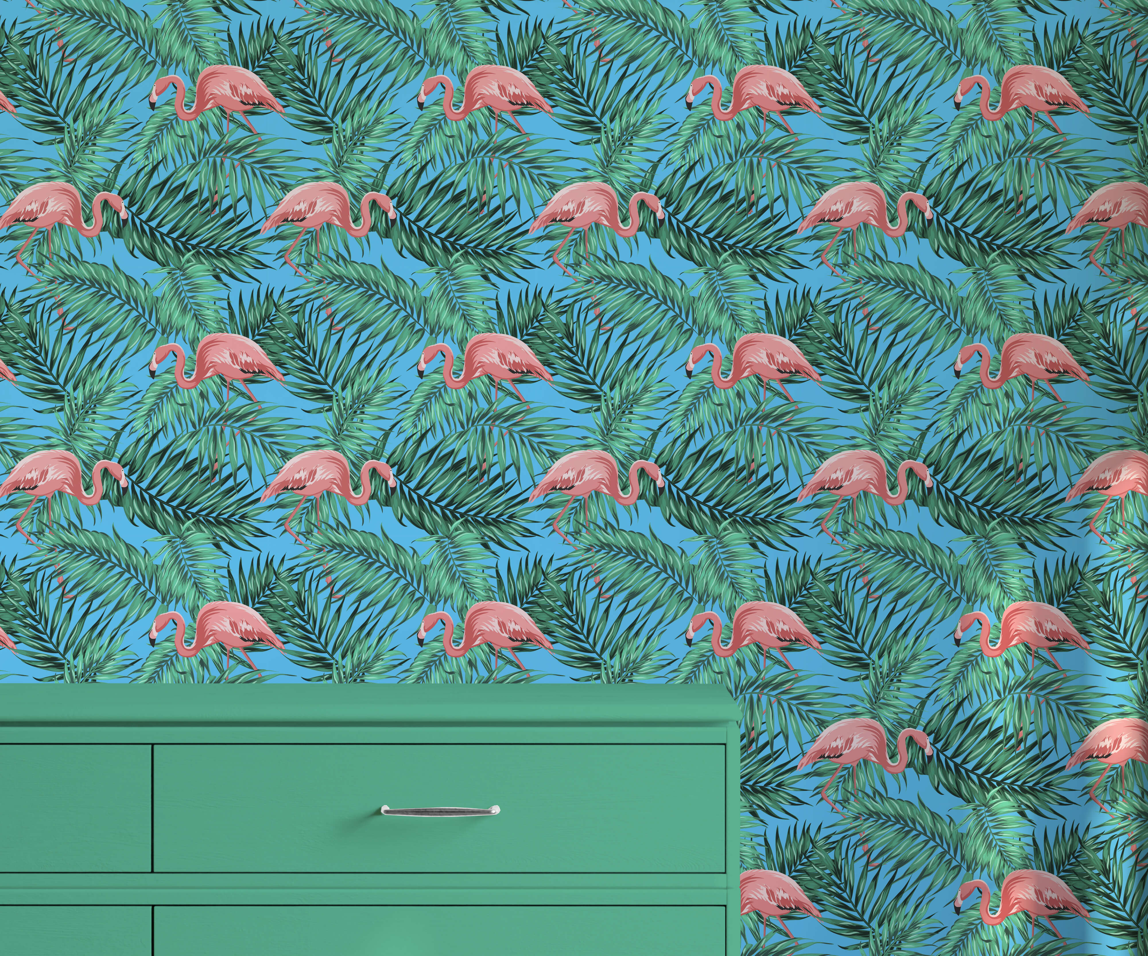 Bobbi Beck Floriga Tropical Bird Luxury Wallpaper