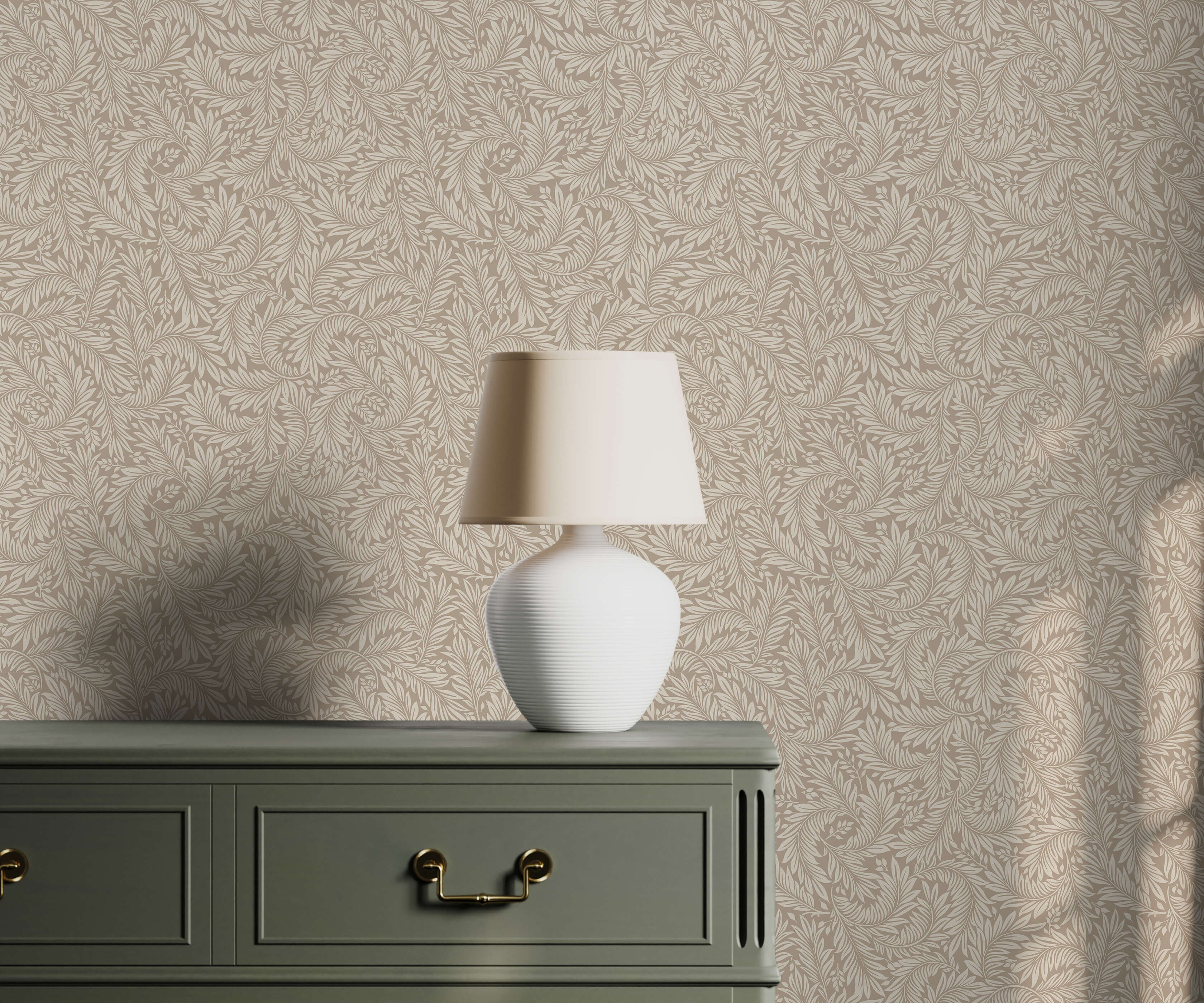 Bobbi Beck Ford Leaf Luxury Wallpaper