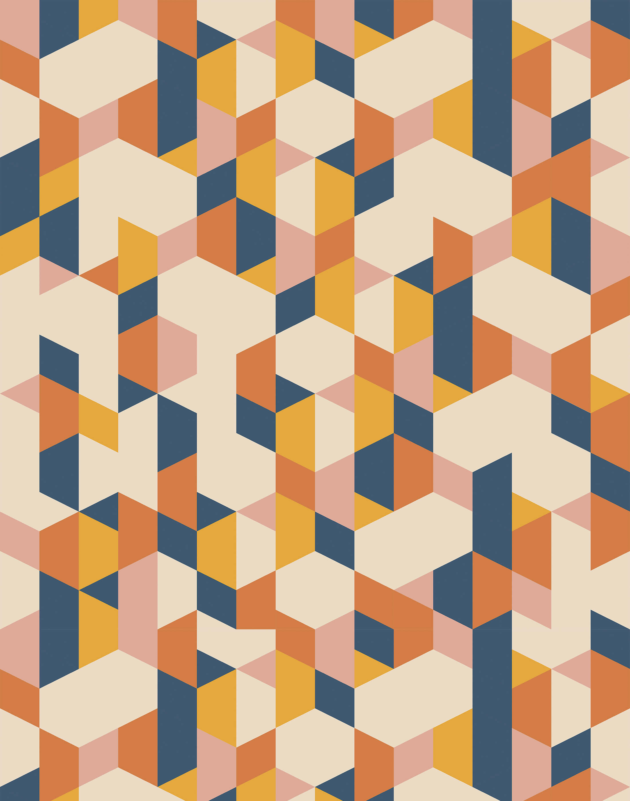 Bobbi Beck Fraser Geometric Luxury Wallpaper