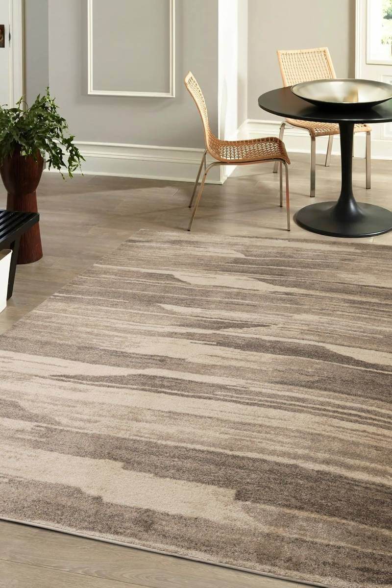 Freya Abstract Rug – Soft Neutral Tones