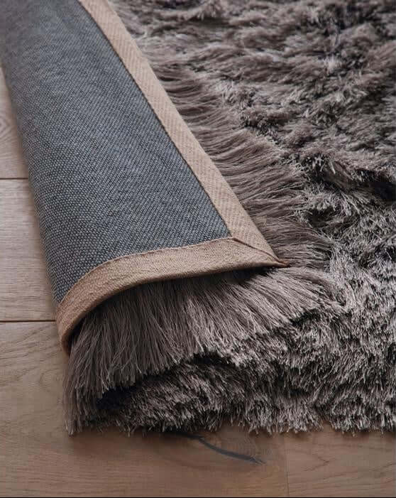 Glamour Shaggy Rug Plain Design