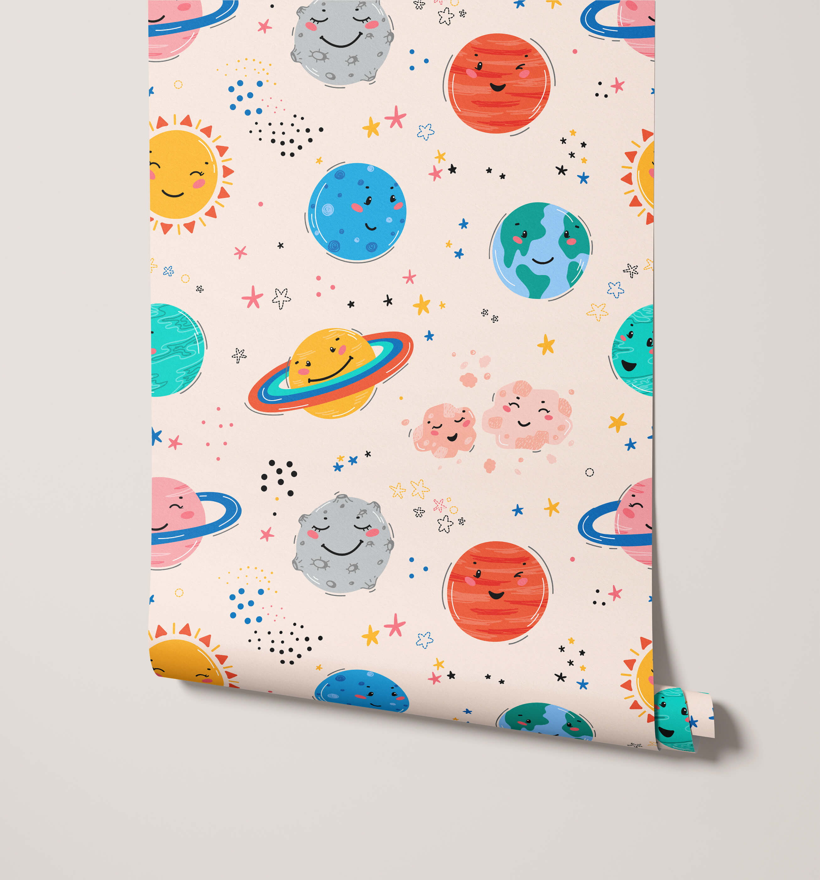 Bobbi Beck Galaxy Children's Luxury Wallpaper