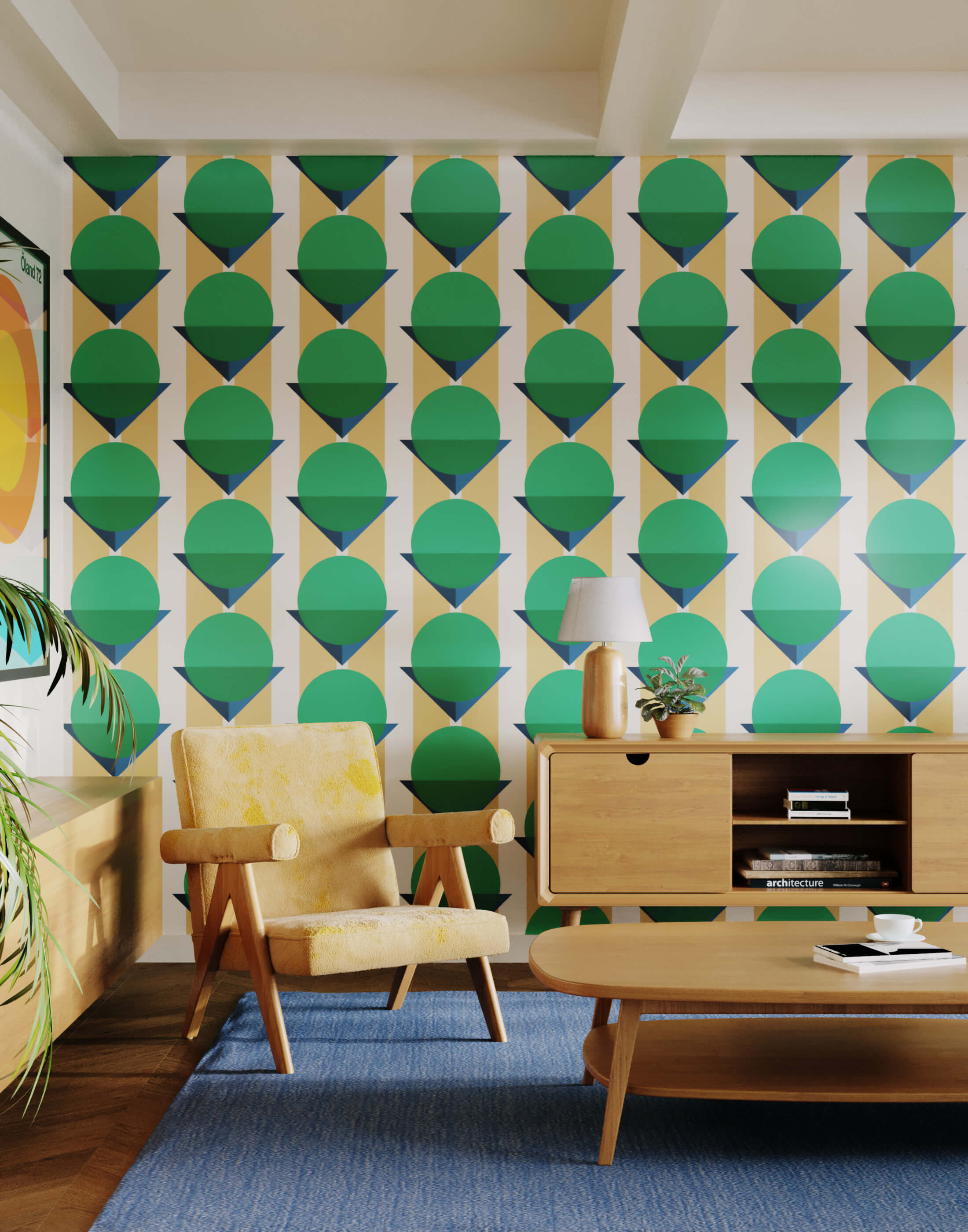 Bobbi Beck Gelato Patterned Luxury Wallpaper