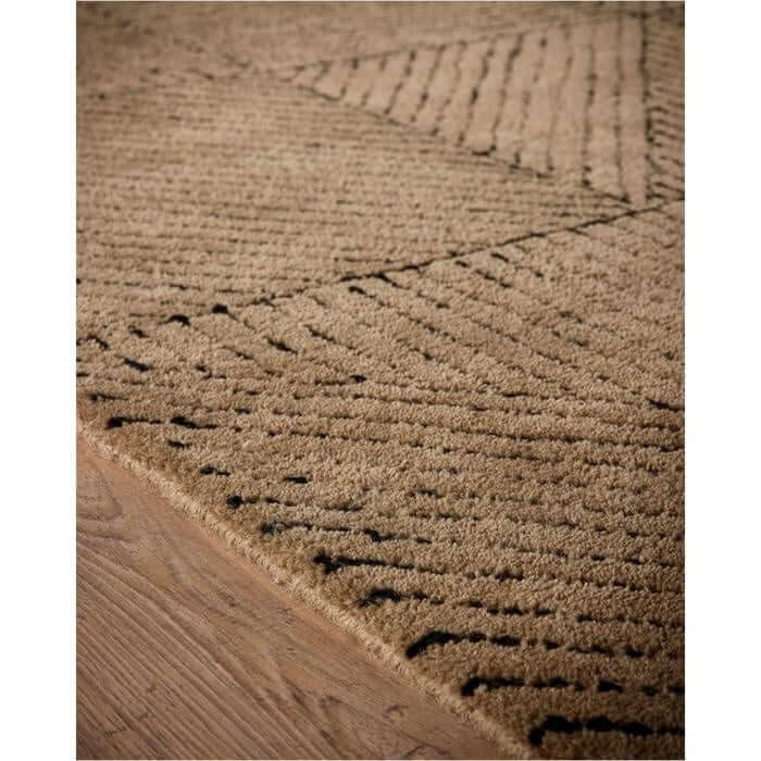 Modern Wool Rug Geometric Design