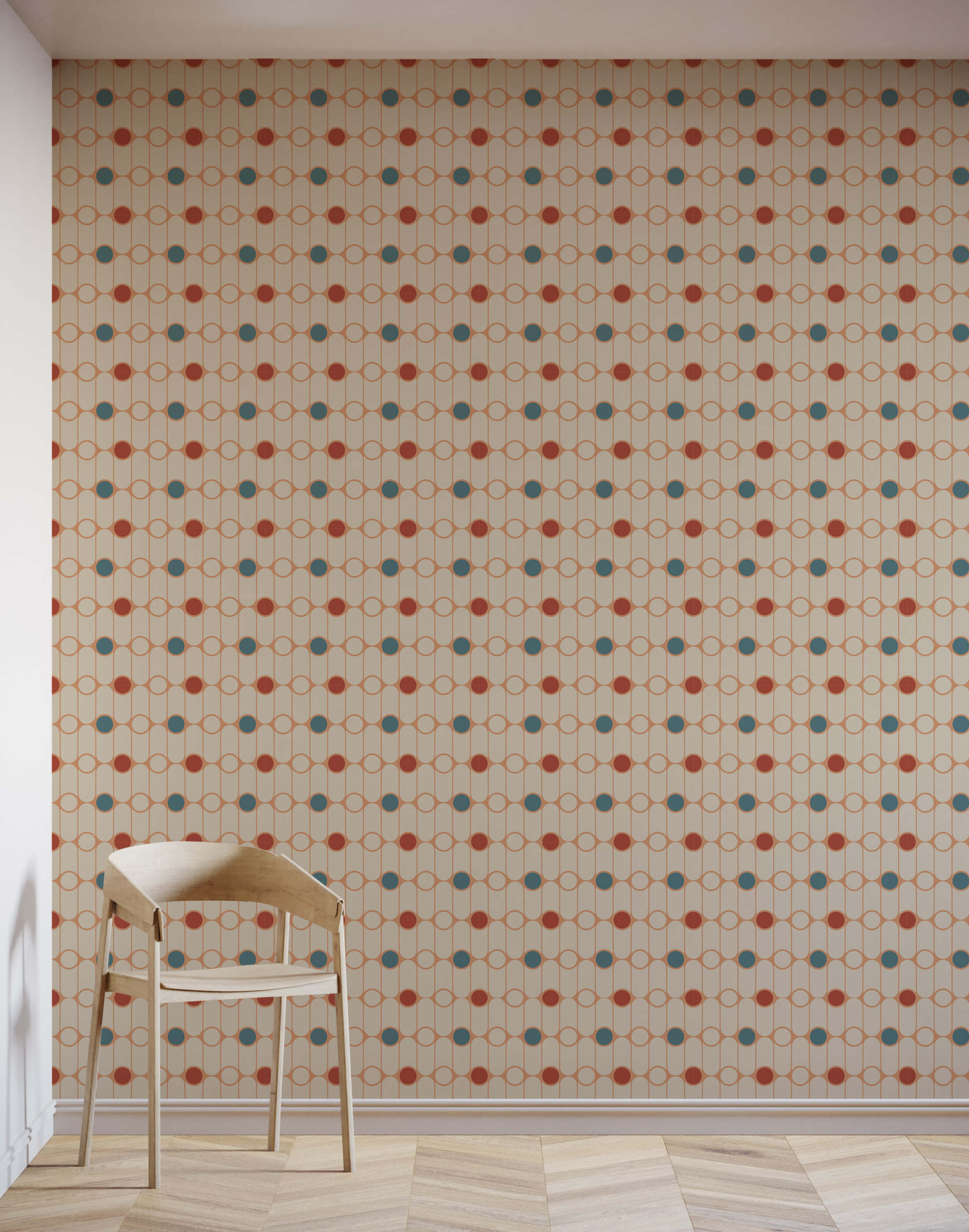Bobbi Beck Gibson Polka Dot Luxury Wallpaper