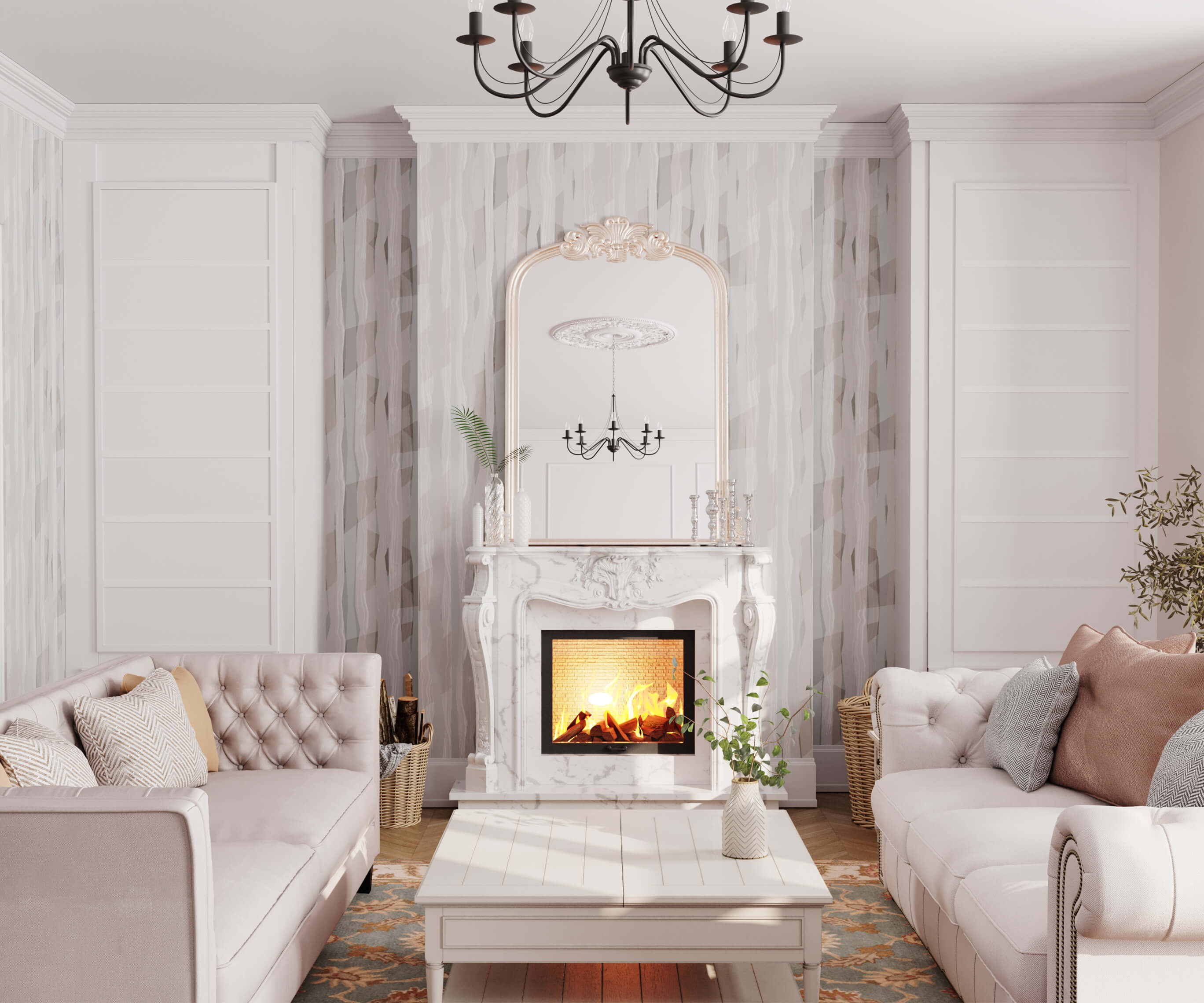 Bobbi Beck Grain Forest Luxury Wallpaper