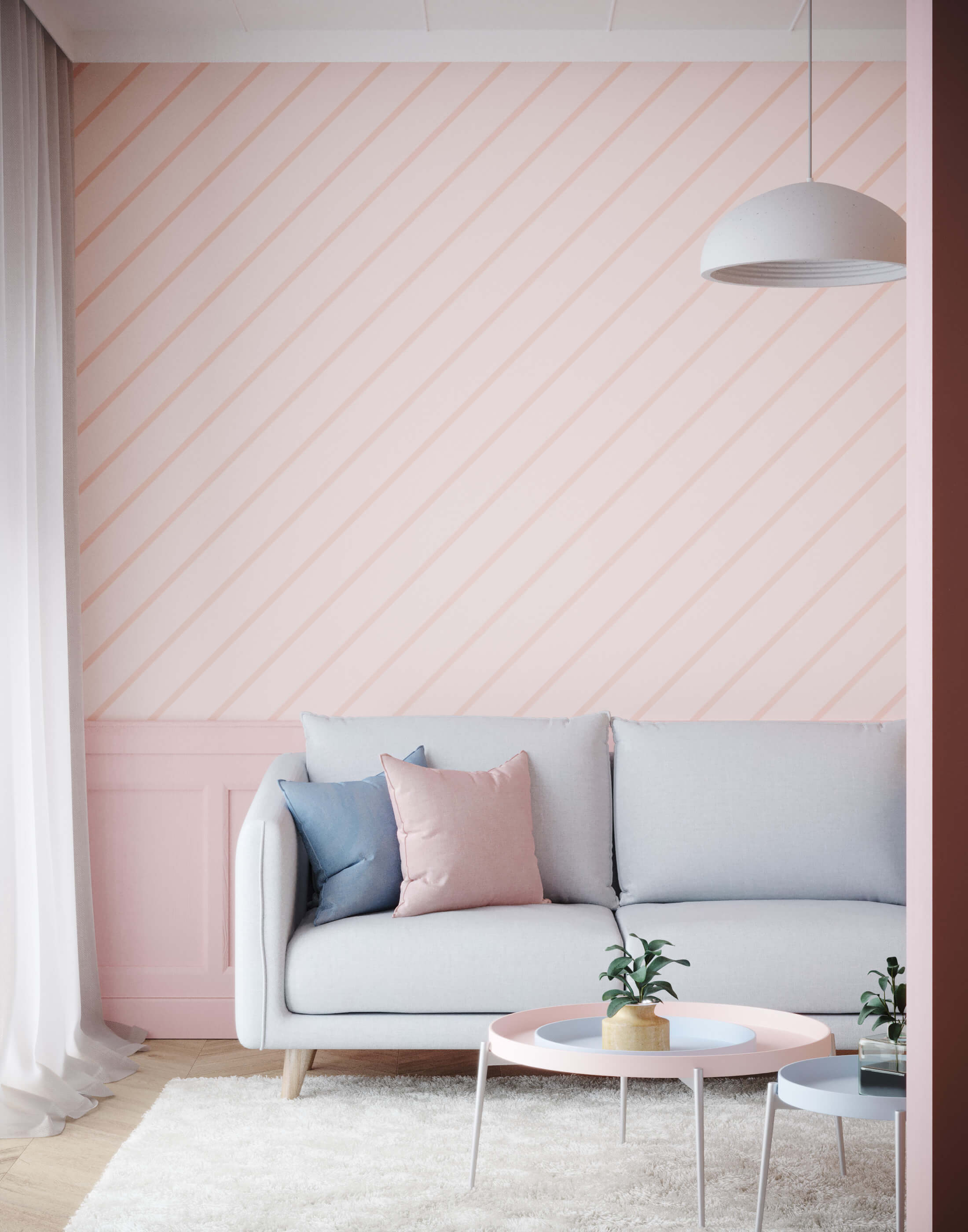 Bobbi Beck Granita Striped Luxury Wallpaper
