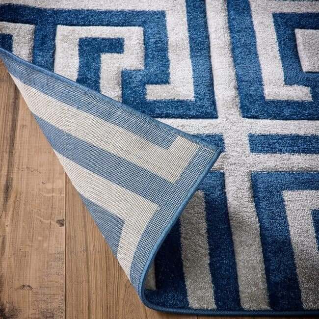Greek Key Rug Geometric Design