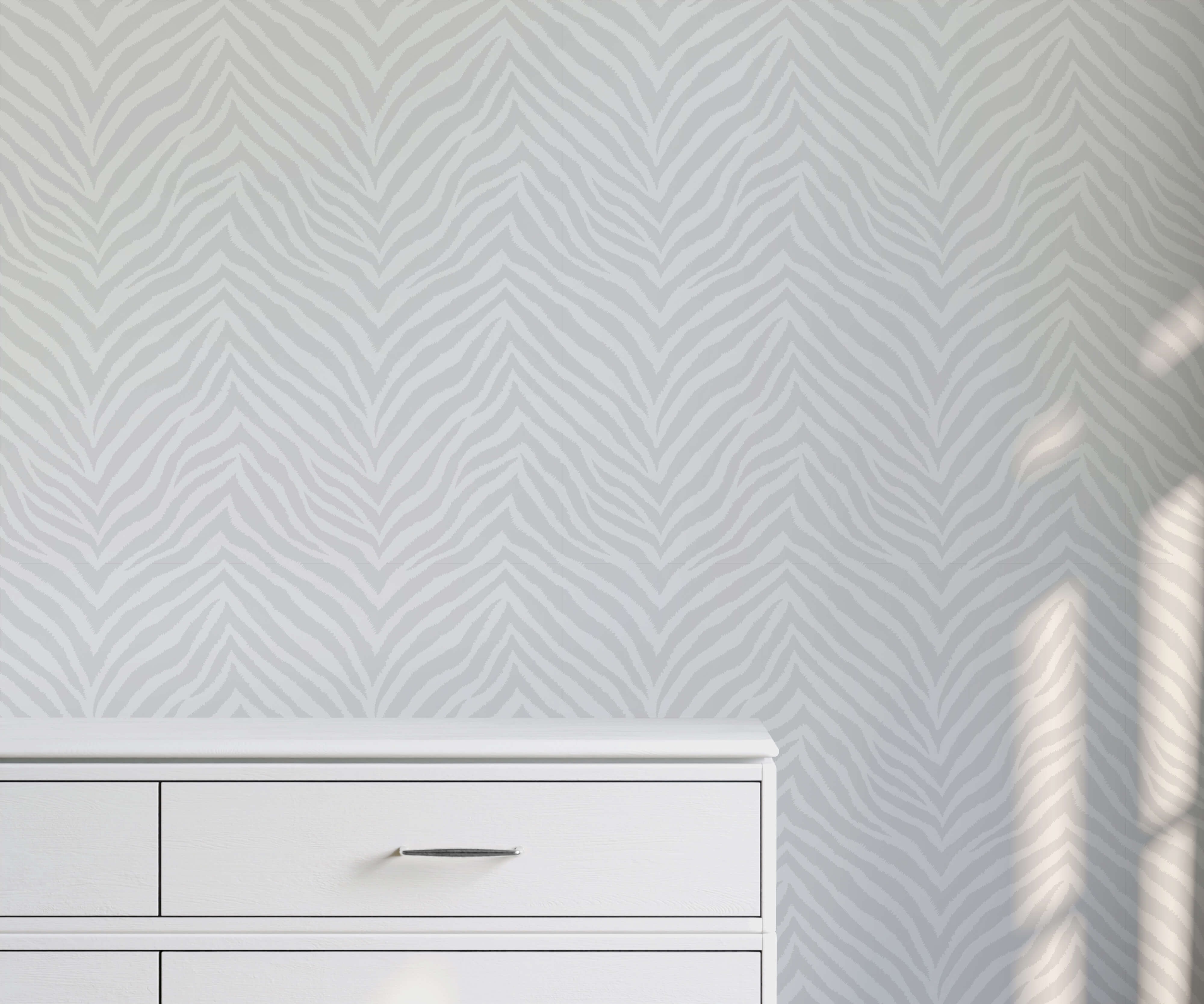 Bobbi Beck Hakambo Zebra Print Luxury Wallpaper