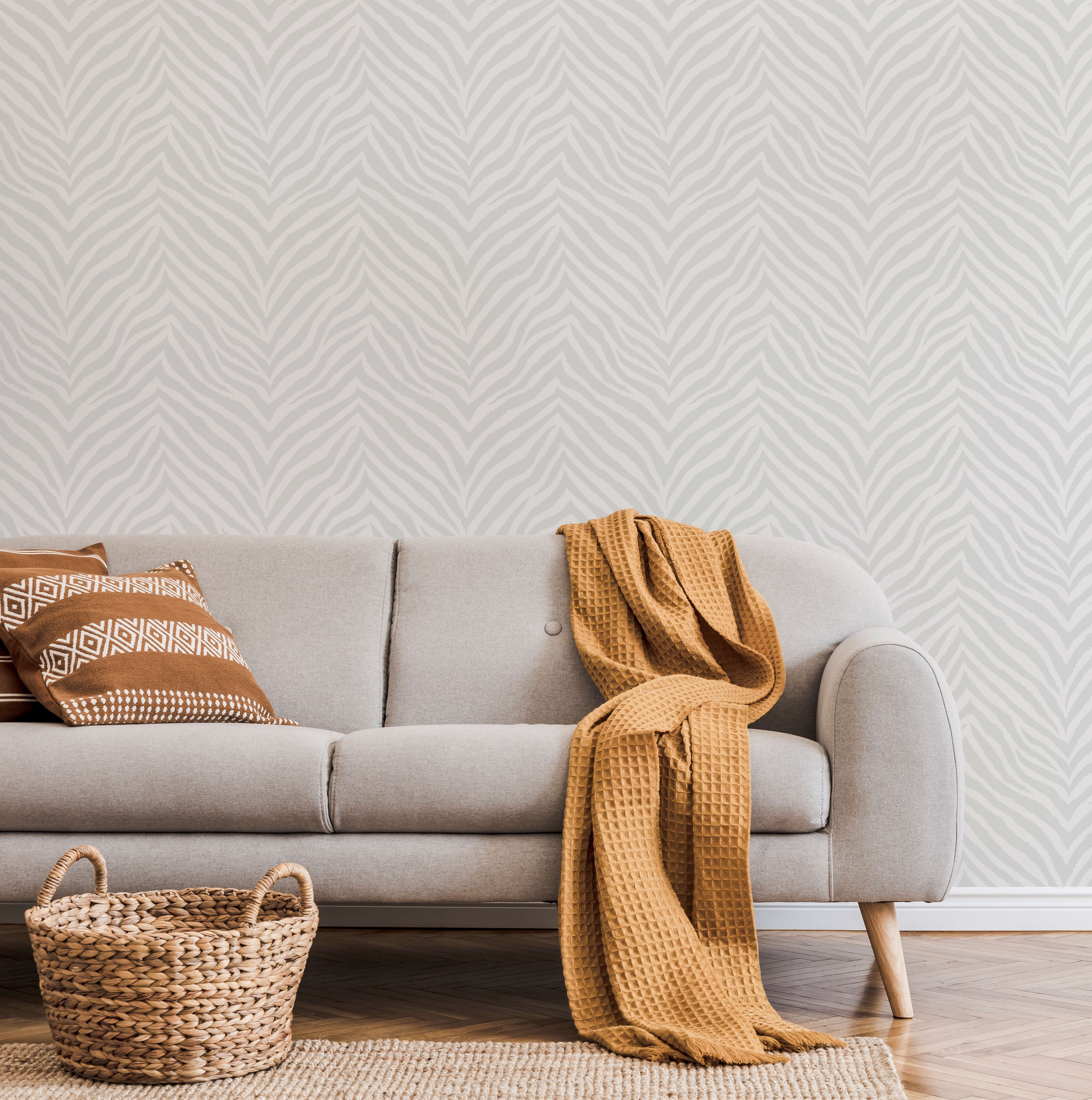 Bobbi Beck Hakambo Zebra Print Luxury Wallpaper