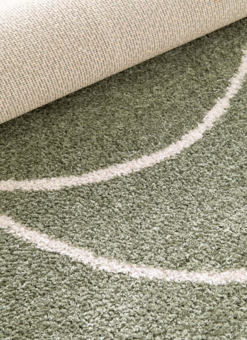 Halo Squiggle Rug – Soft Striped Eco-Friendly Rug