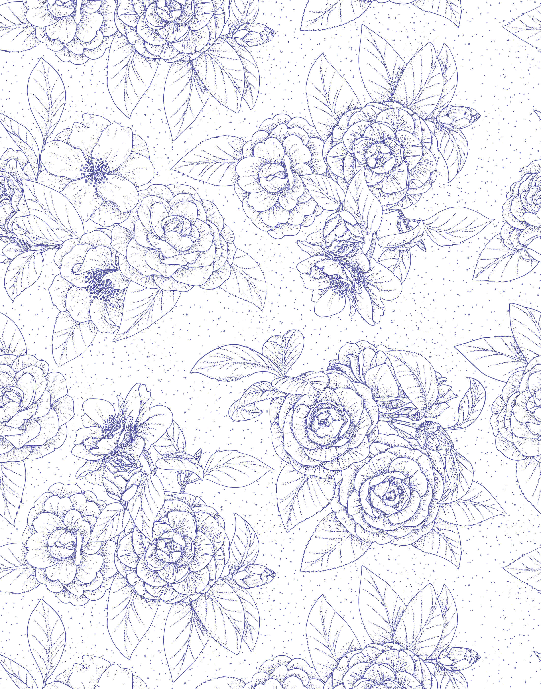 Bobbi Beck Hana Floral Luxury Wallpaper