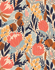 Bobbi Beck Protea Floral Luxury Wallpaper