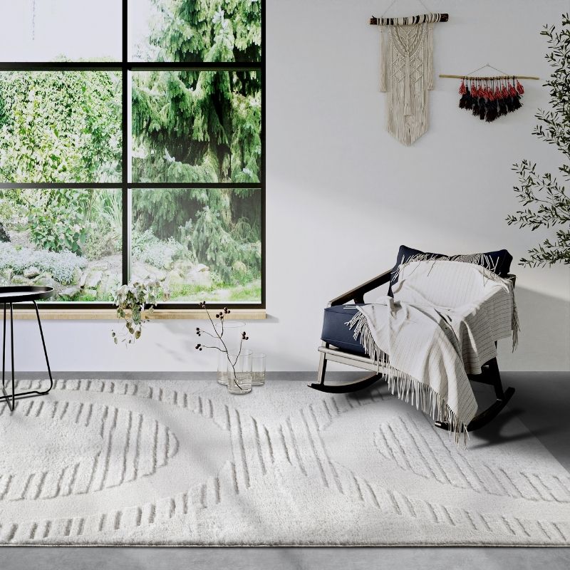 High Pile Rug Bartoux – Soft Geometric Shaggy Rug