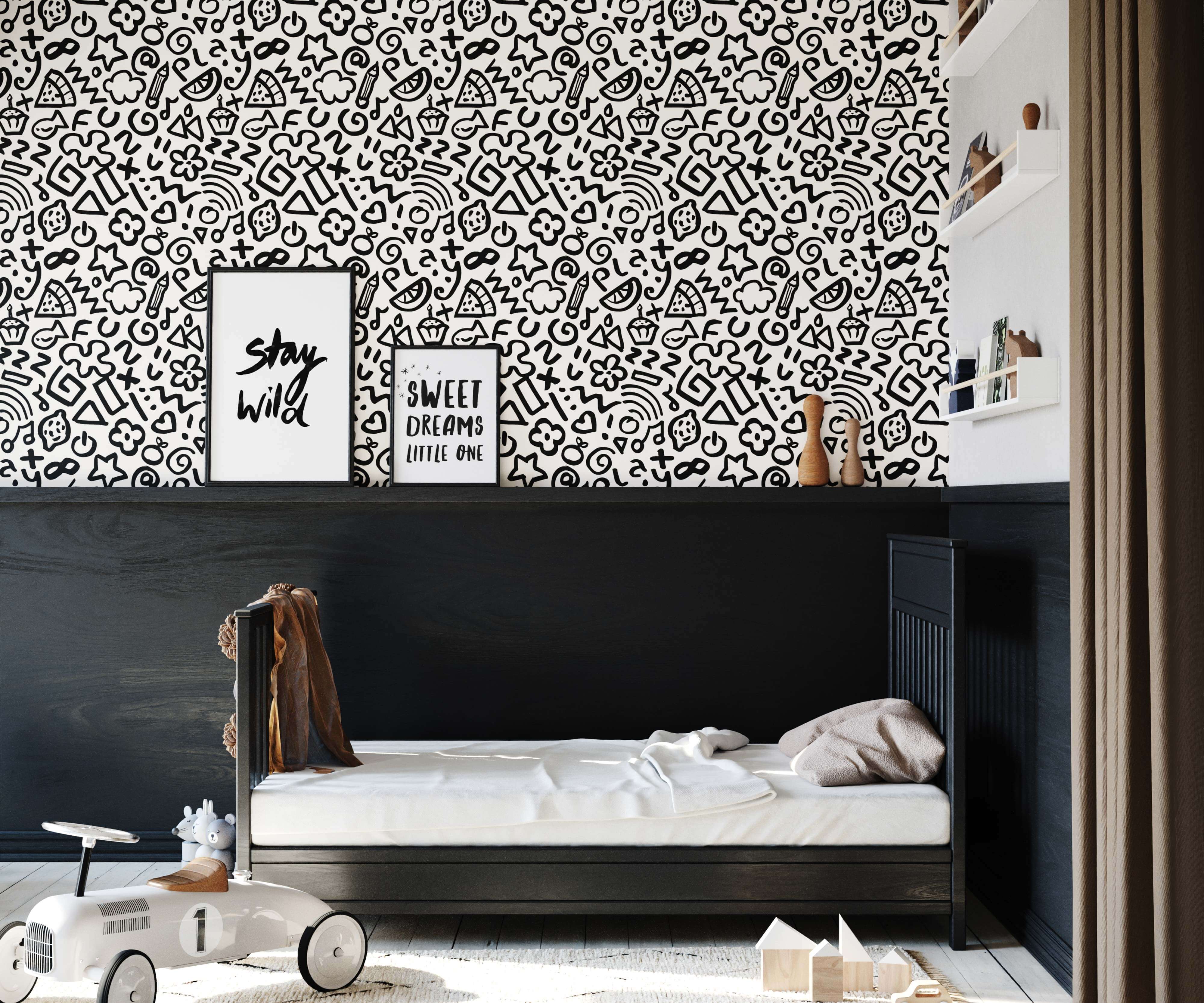 Bobbi Beck Hip Patterned Luxury Wallpaper