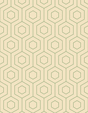 Bobbi Beck Hive Geometric Luxury Wallpaper