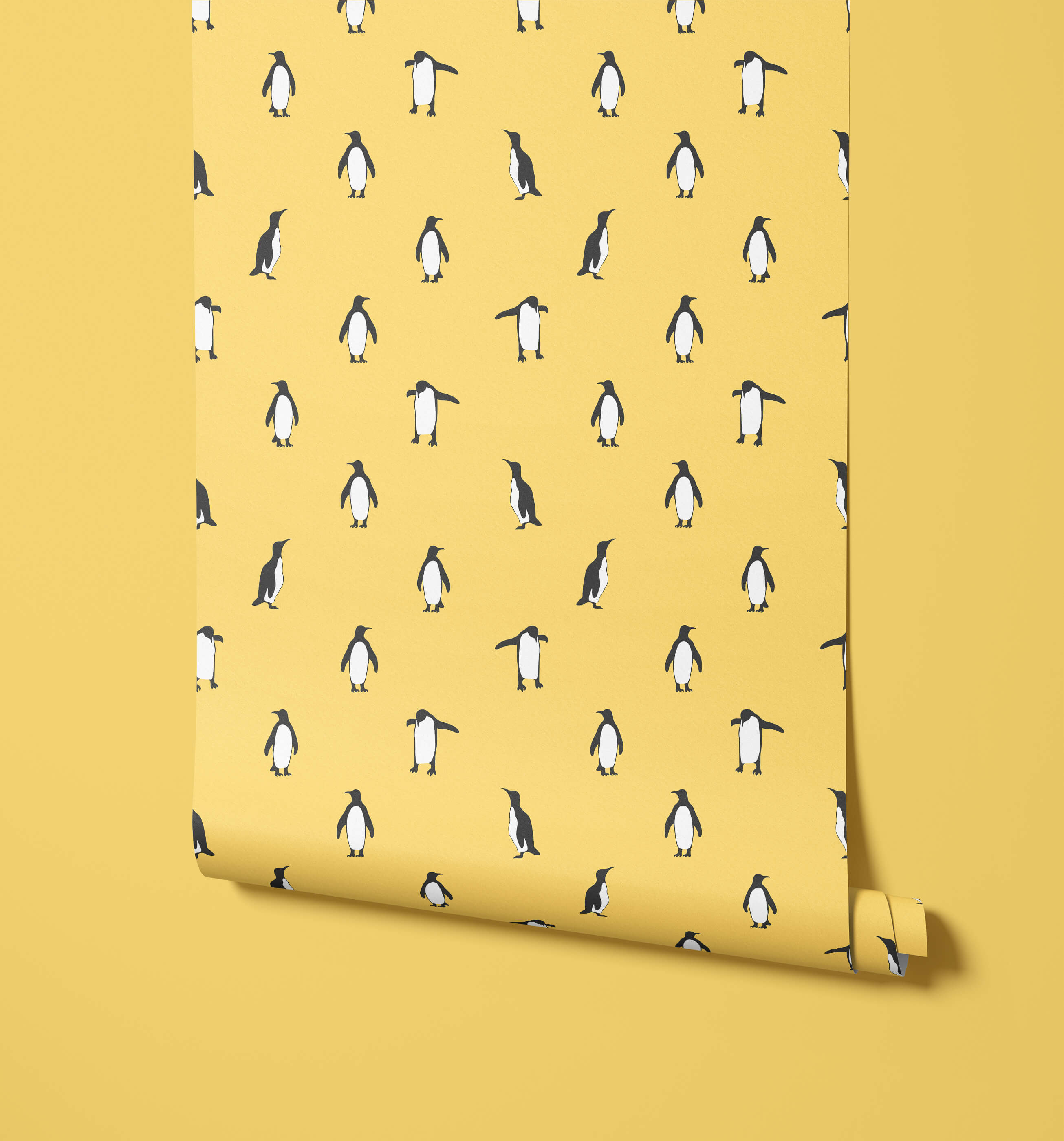 Bobbi Beck Hobart Penguin Animal Luxury Wallpaper