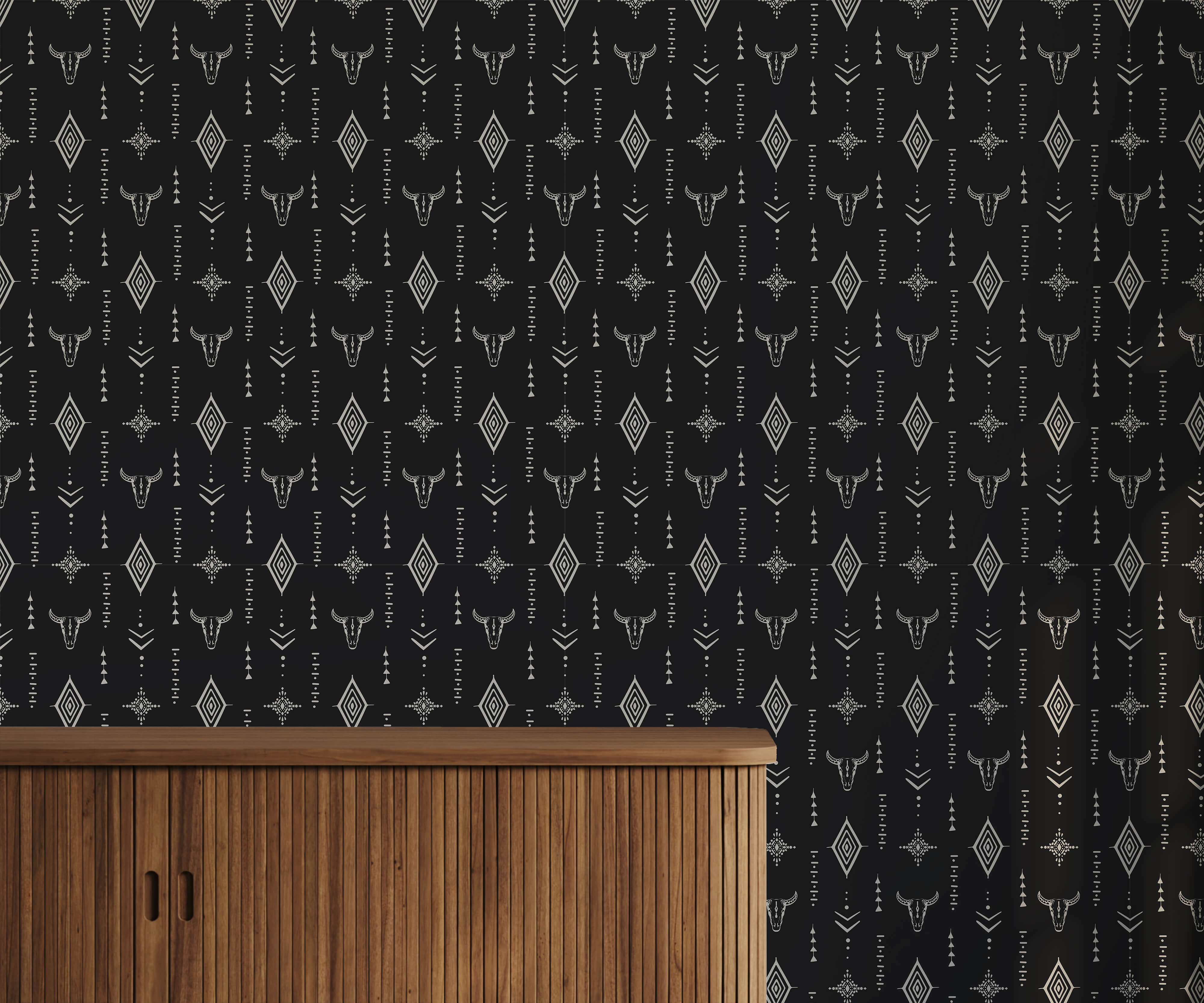 Bobbi Beck Houston Patterned Luxury Wallpaper
