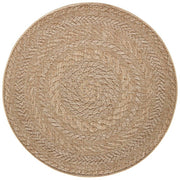 Indoor Outdoor Almendro Round Rug – Chevron Design