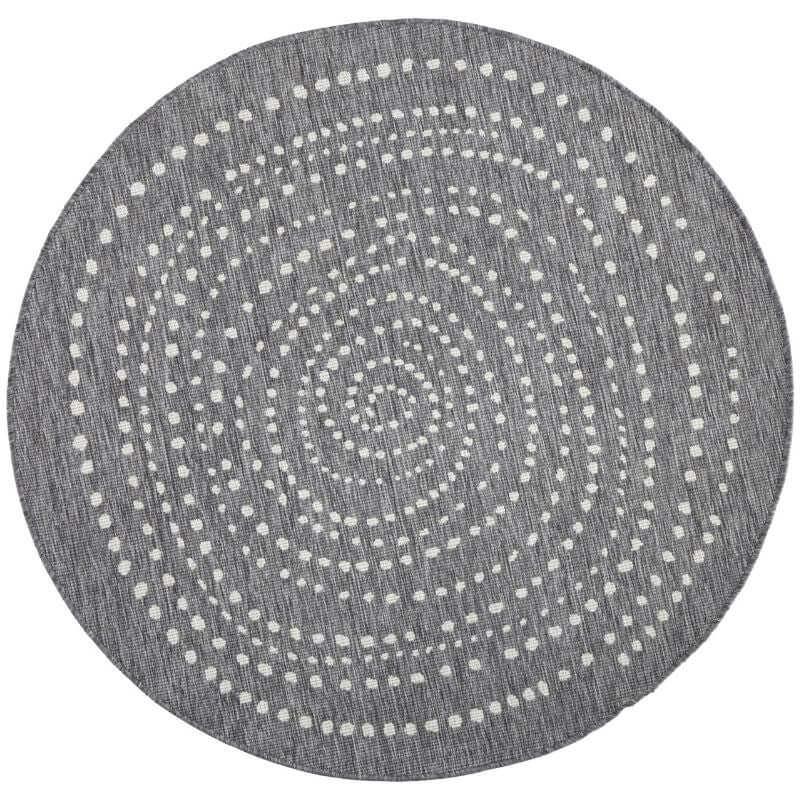 Indoor Outdoor Bali Reversible Round Rug