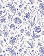 Bobbi Beck Porcelain Floral Luxury Wallpaper