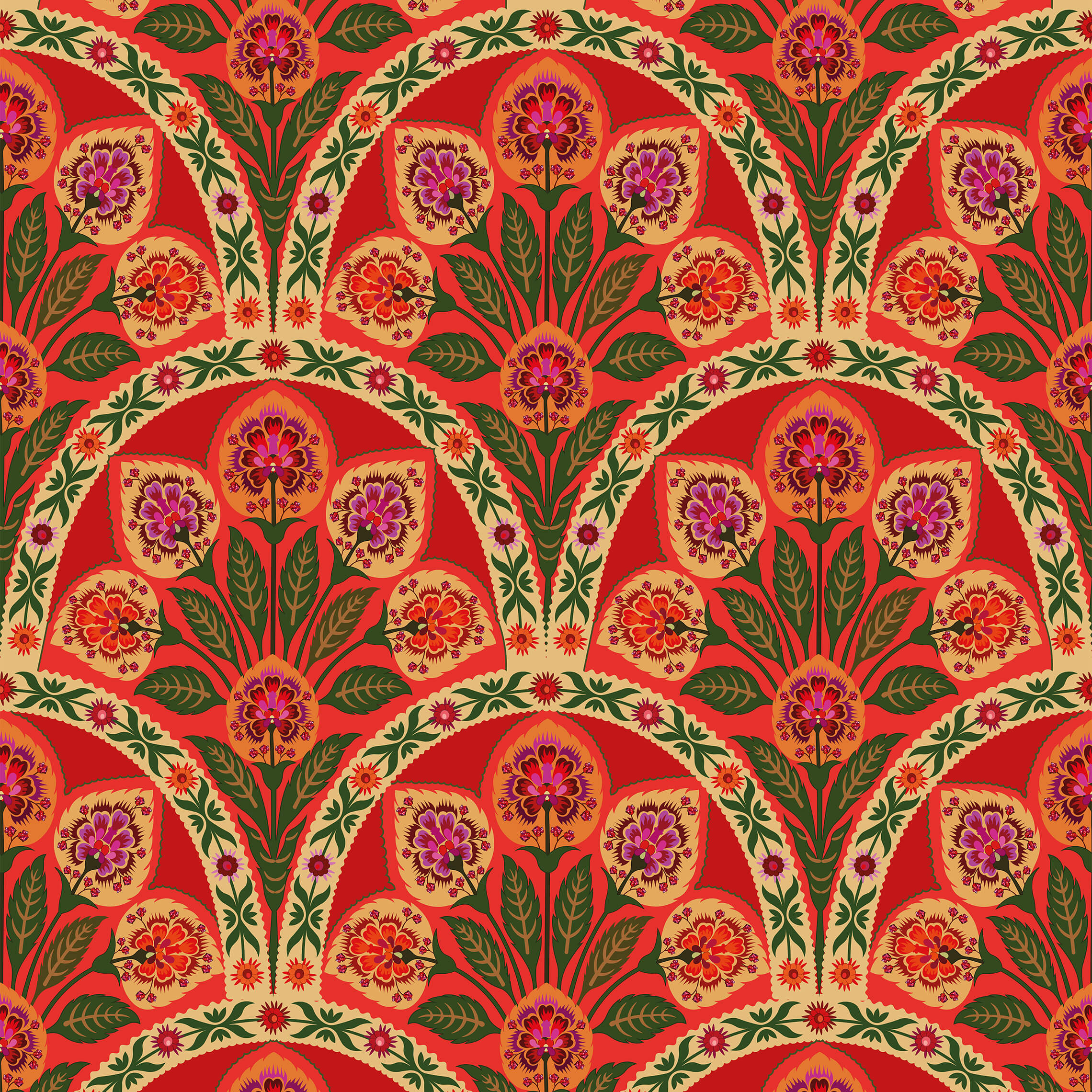 Bobbi Beck Jakata Floral Luxury Wallpaper