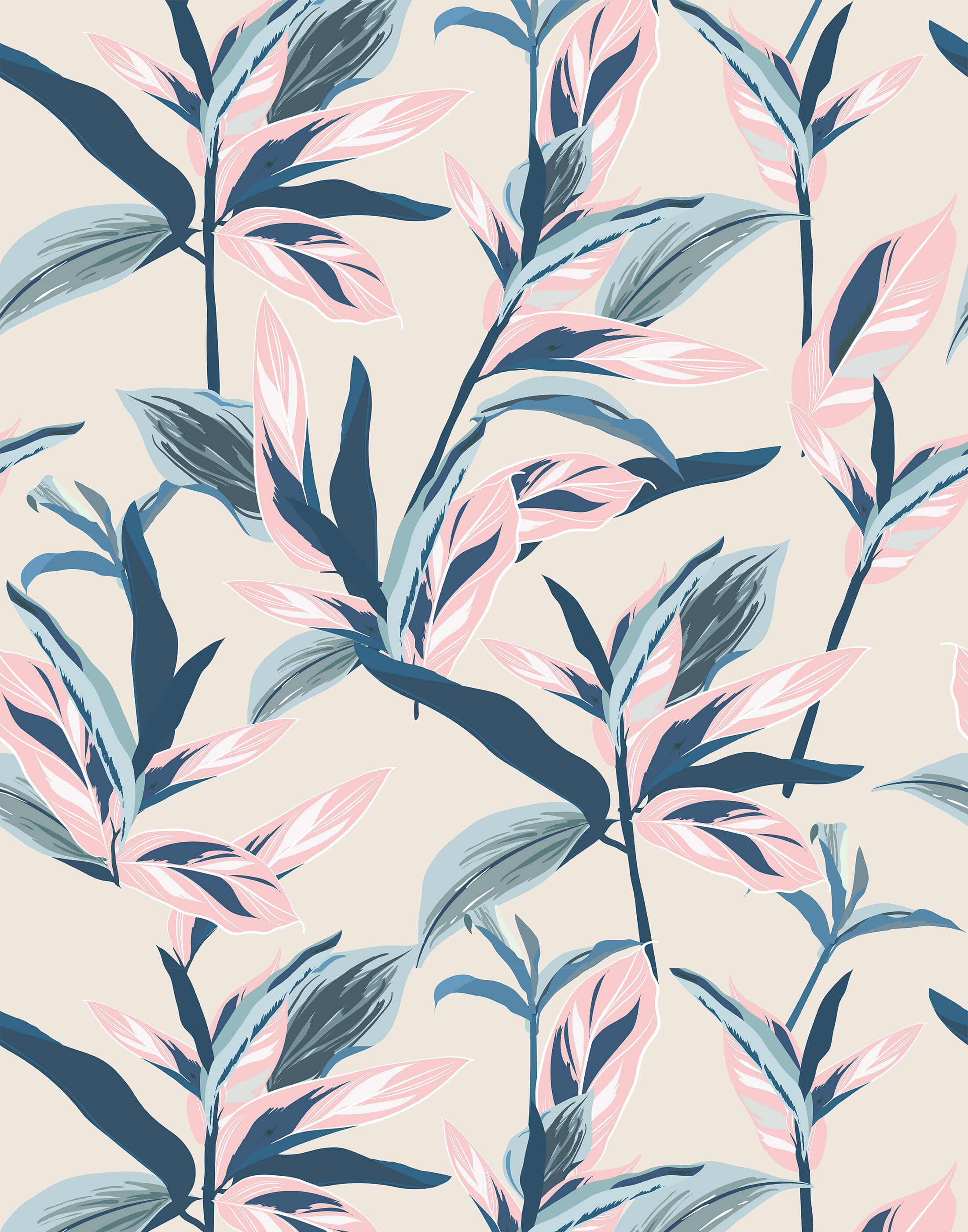 Bobbi Beck June Tropical Luxury Wallpaper