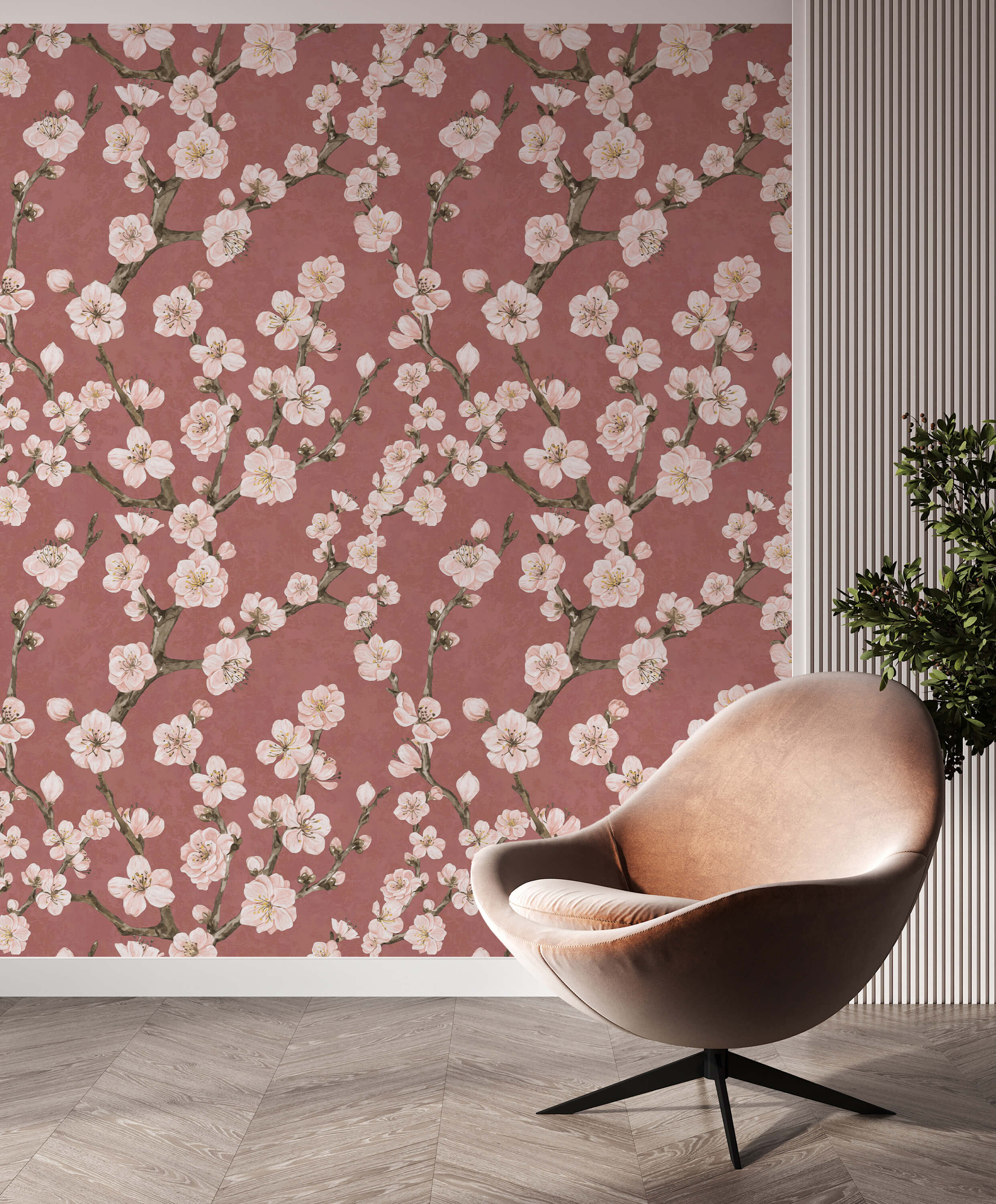 Bobbi Beck Junta Floral Luxury Wallpaper
